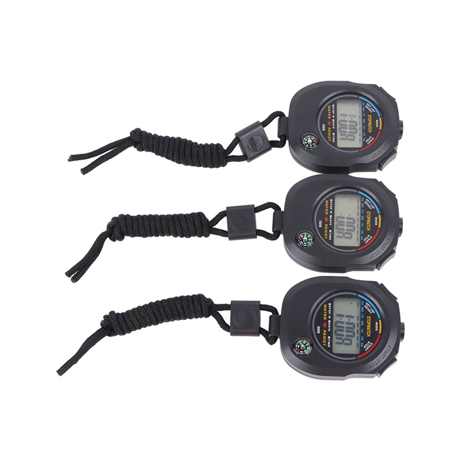 3 PCS Sports Stopwatch High Accuracy Waterproof 40mah Sports Stopwatch Timer for Running Swimming Basketball - Image 6