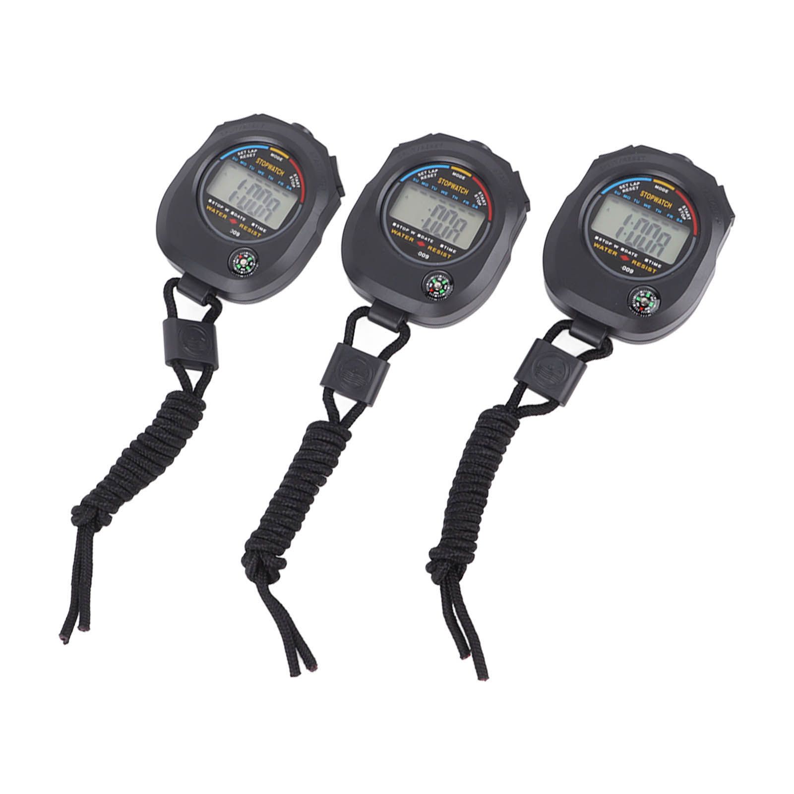 3 PCS Sports Stopwatch High Accuracy Waterproof 40mah Sports Stopwatch Timer for Running Swimming Basketball - Image 8