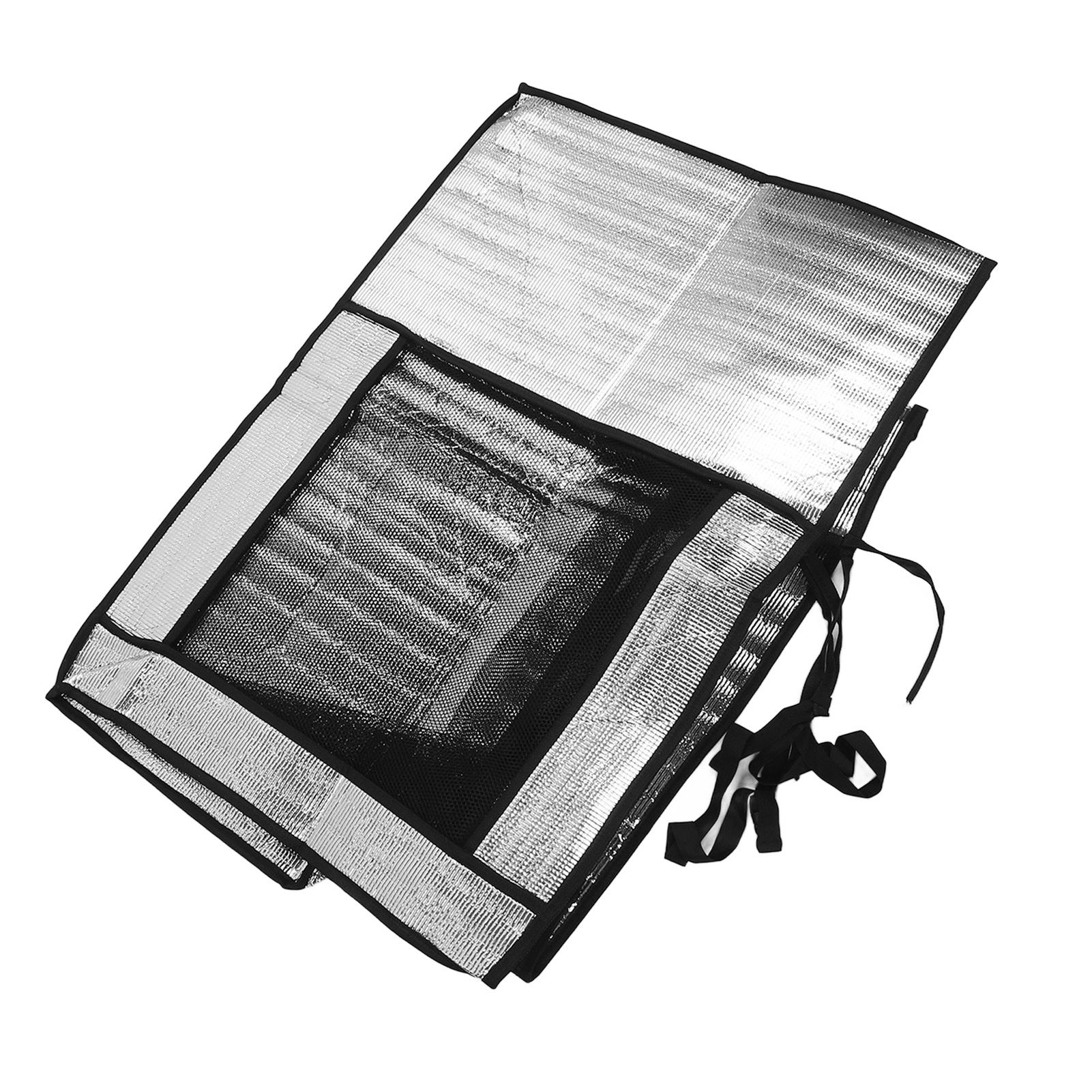 Silver AC Unit Cover Air Conditioner Unit Aluminum Foil Dustproof Rainproof Sunshield Cover 75x26x57cm / 29.5x10.2x22.4in - Image 6