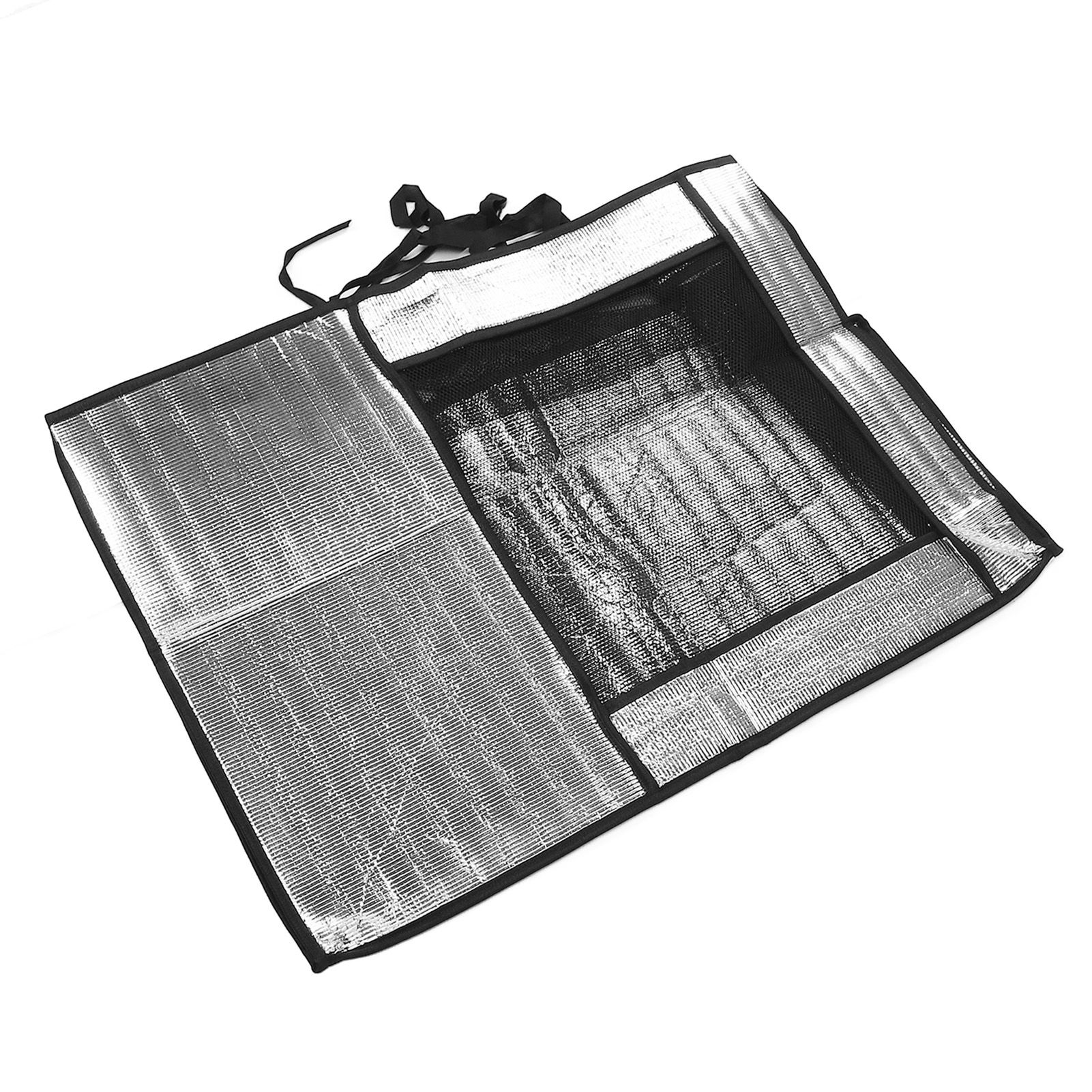 Silver AC Unit Cover Air Conditioner Unit Aluminum Foil Dustproof Rainproof Sunshield Cover 80x30x57cm / 31.5x11.8x22.4in - Image 4