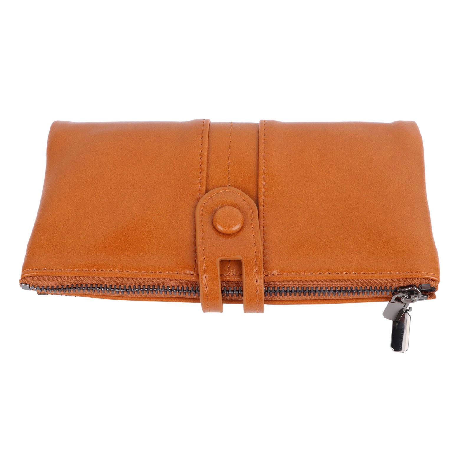 Women Wallet RFID Blocking Large Capacity Zipper Closure PU Leather Retro Style Lady Wallet - Image 4