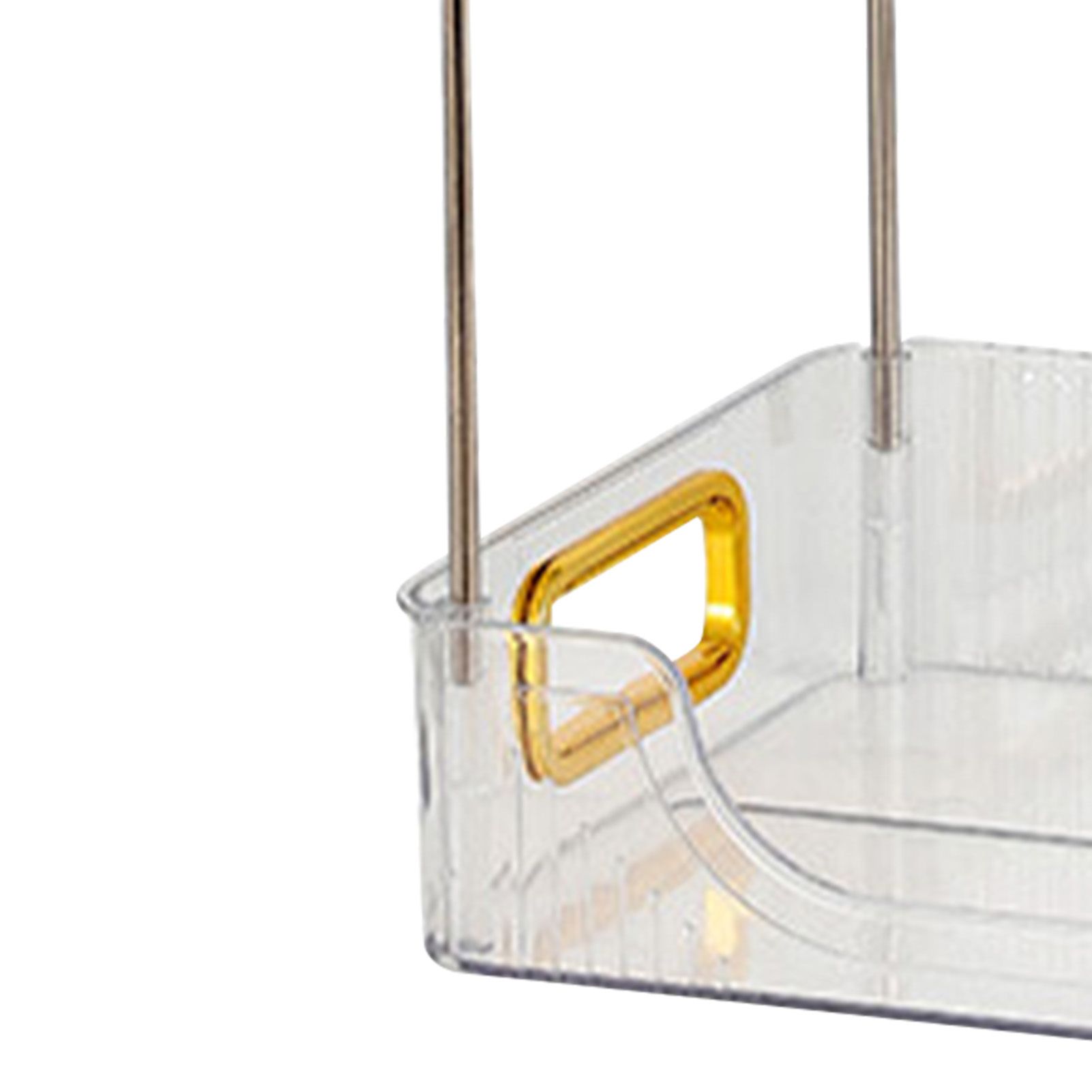 Desktop Organizer 2 Tier Ample Space Modern Storage Rack Shelves for Office Bedroom Home Decoration Transparent - Image 7