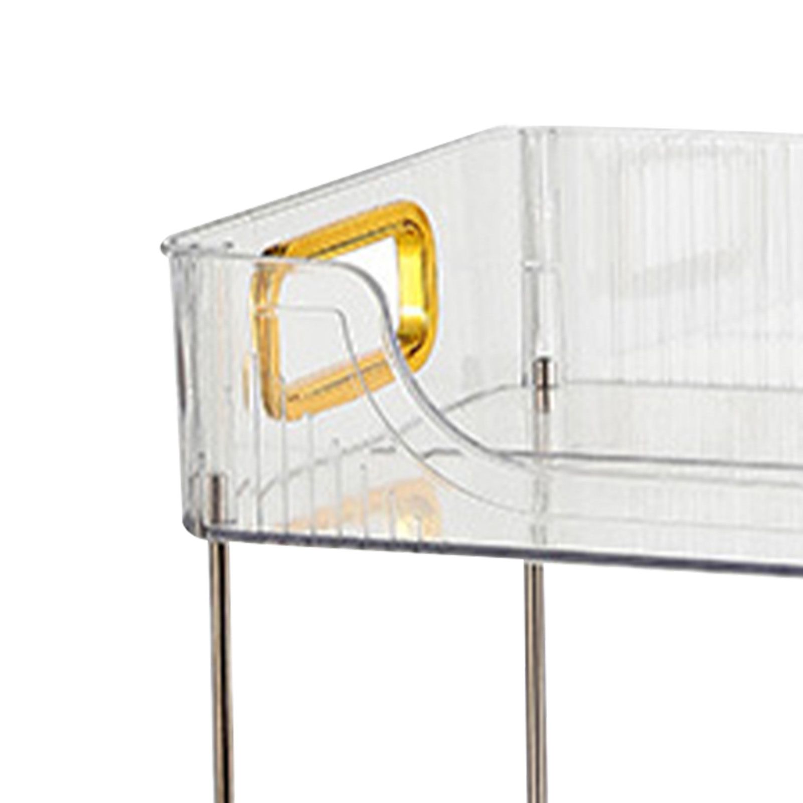 Desktop Organizer 2 Tier Ample Space Modern Storage Rack Shelves for Office Bedroom Home Decoration Transparent - Image 8