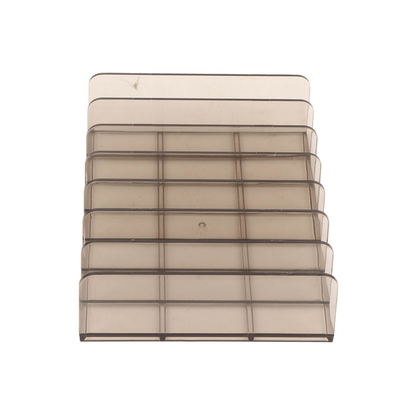 Eyeshadow Palettes Organizer 7 Sections Transparent Makeup Holder for Bathroom Countertops Vanities - Image 4