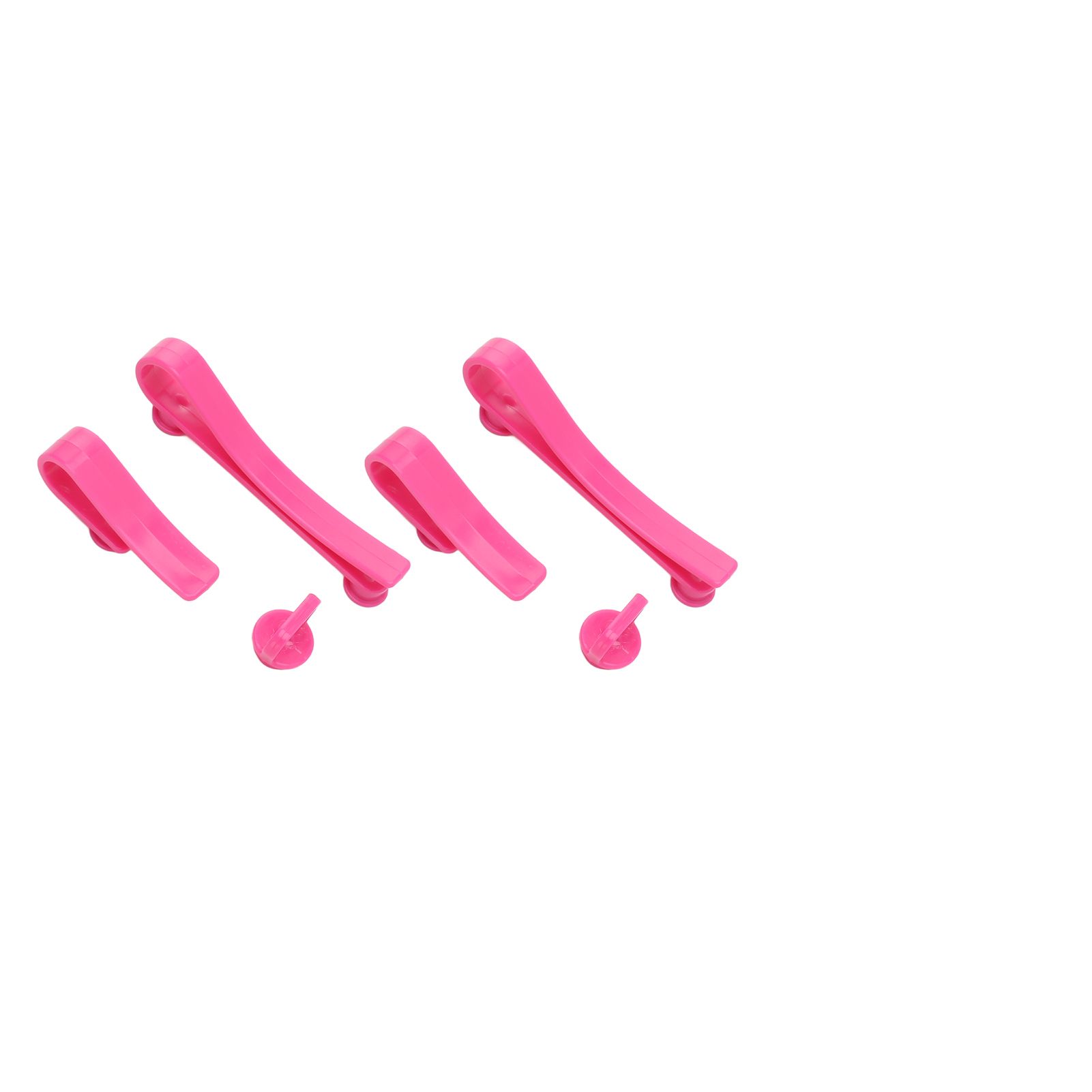Plastic Beach Bag Hooks Accessories for Bogg Bags Insert Charm Cutie Cup Holder Connector Key Holder Rose Red - Image 4