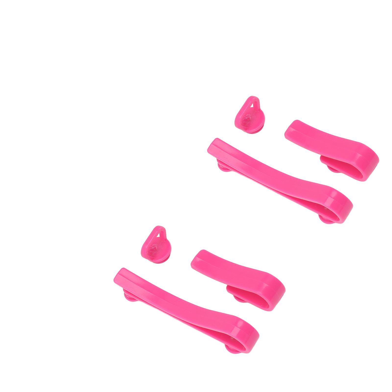 Plastic Beach Bag Hooks Accessories for Bogg Bags Insert Charm Cutie Cup Holder Connector Key Holder Rose Red - Image 6