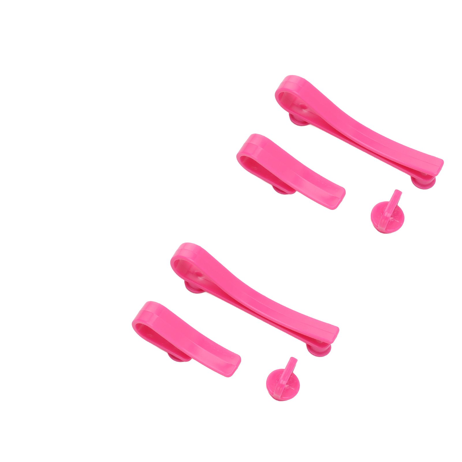Plastic Beach Bag Hooks Accessories for Bogg Bags Insert Charm Cutie Cup Holder Connector Key Holder Rose Red - Image 7