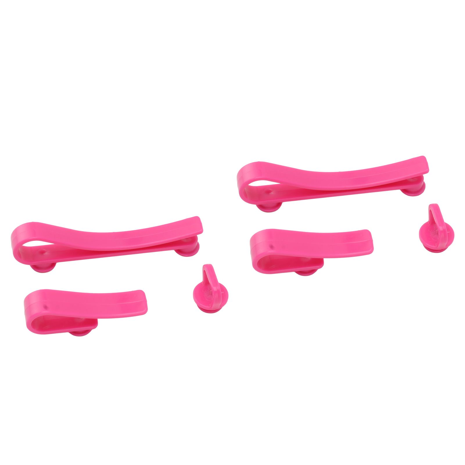 Plastic Beach Bag Hooks Accessories for Bogg Bags Insert Charm Cutie Cup Holder Connector Key Holder Rose Red - Image 8