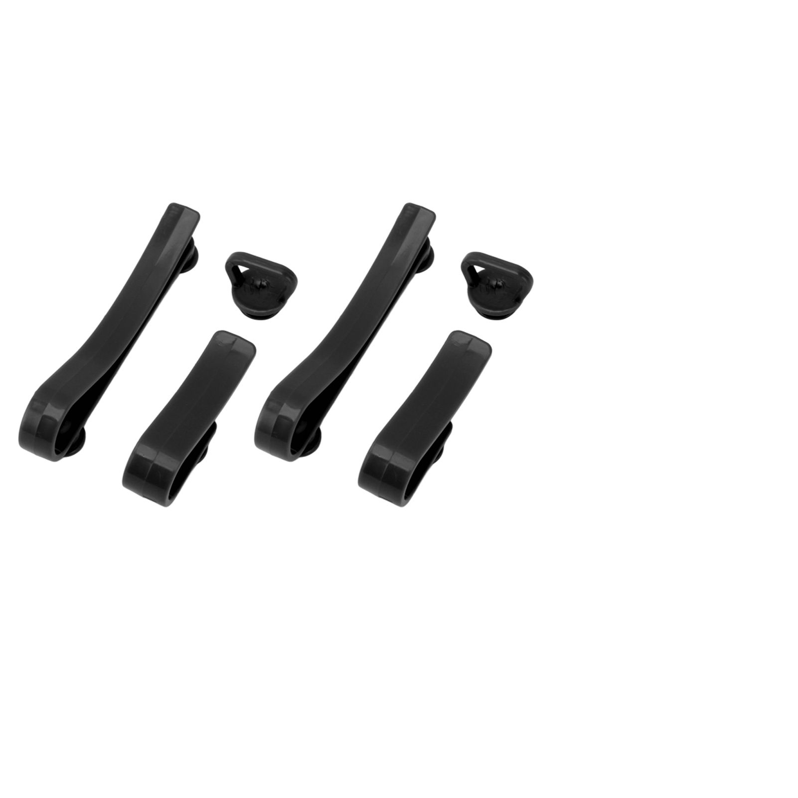 Plastic Beach Bag Hooks Accessories for Bogg Bags Insert Charm Cutie Cup Holder Connector Key Holder Black - Image 1