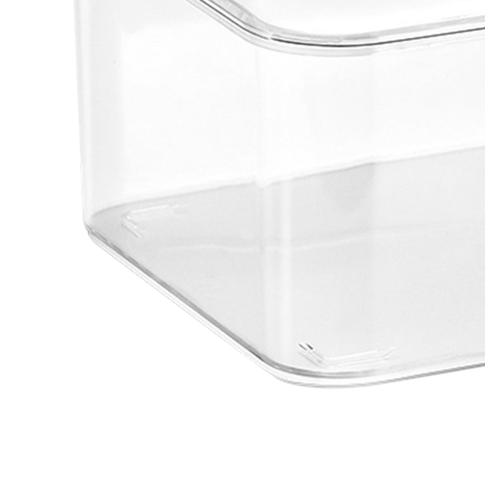 Desk Storage Box Plastic Large Capacity Dustproof Multi Functional Phone Case Storage Holder with Lid Transparent - Image 7