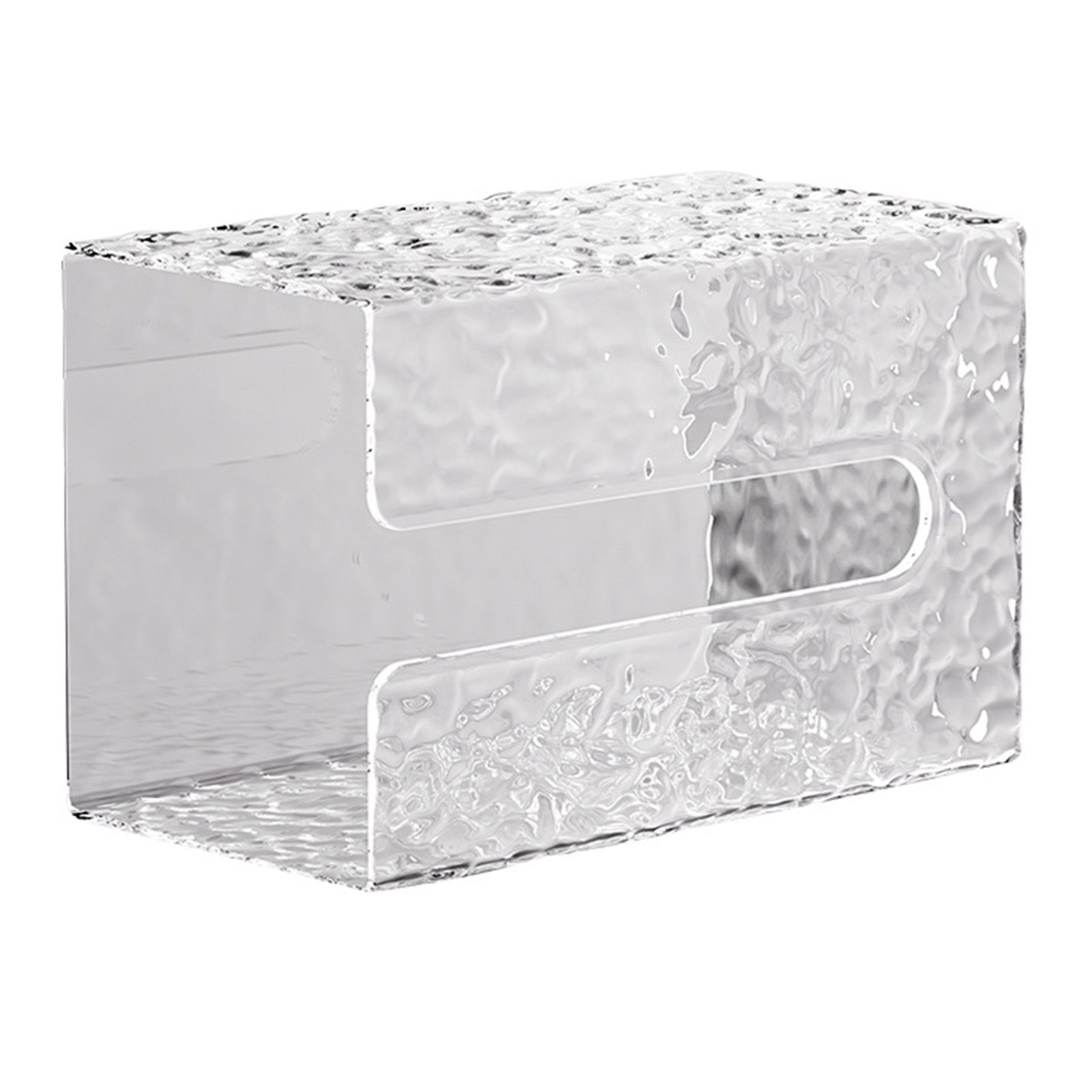 Wall Mounted Tissue Box Glacier Pattern Multifunctional Light Luxury Style Tissue Dispenser Box for Bathroom - Image 1