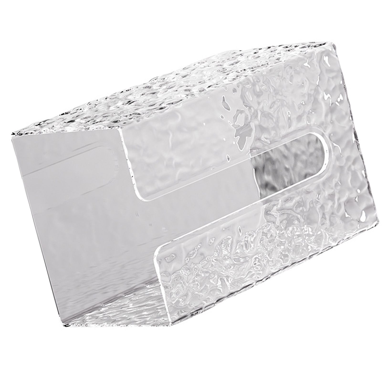 Wall Mounted Tissue Box Glacier Pattern Multifunctional Light Luxury Style Tissue Dispenser Box for Bathroom - Image 4
