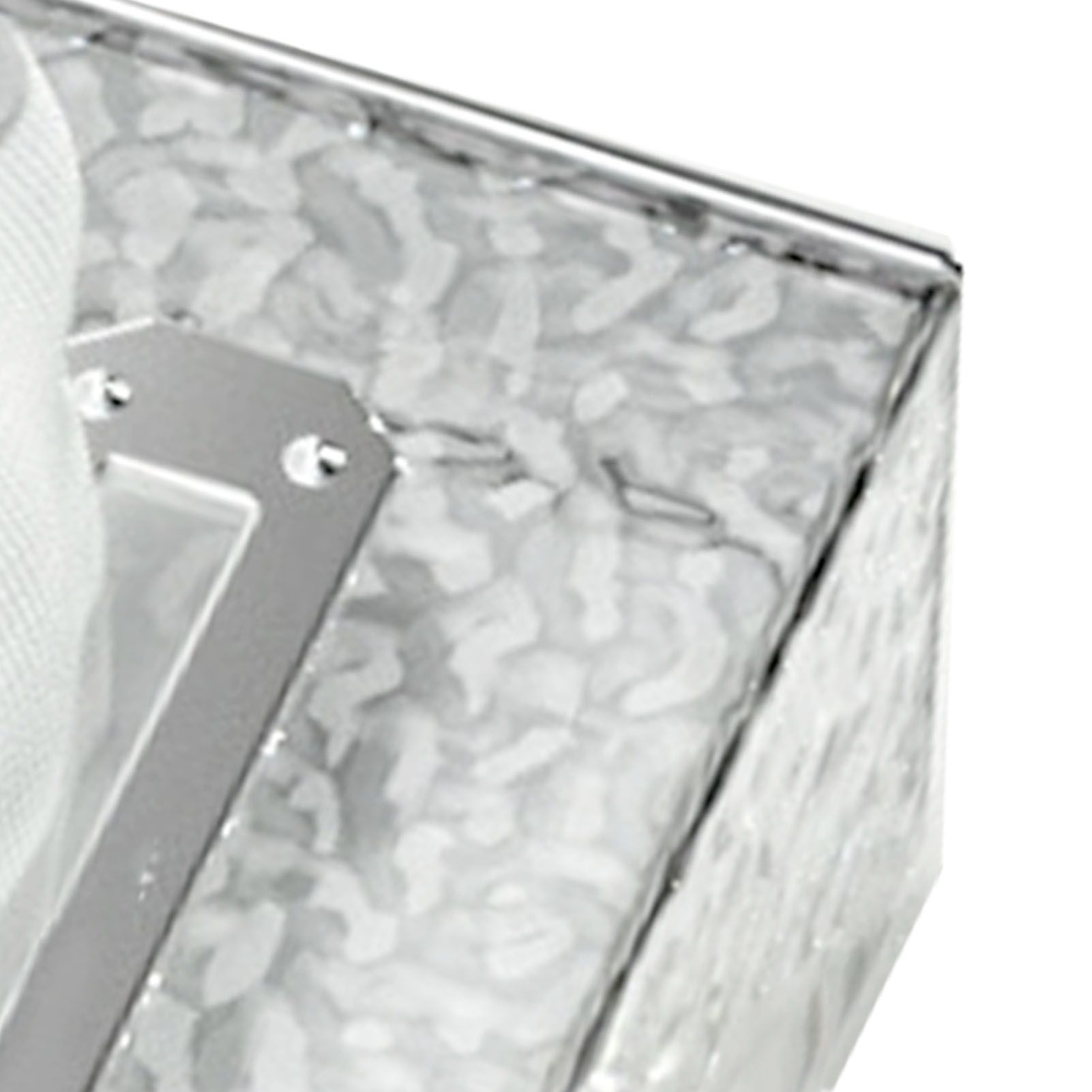 Napkin Paper Holder Box Space Saving Home Decoration Rugged Wall Mounted Tissue Box for Living Room Bedroom Transparent Silver - Image 7