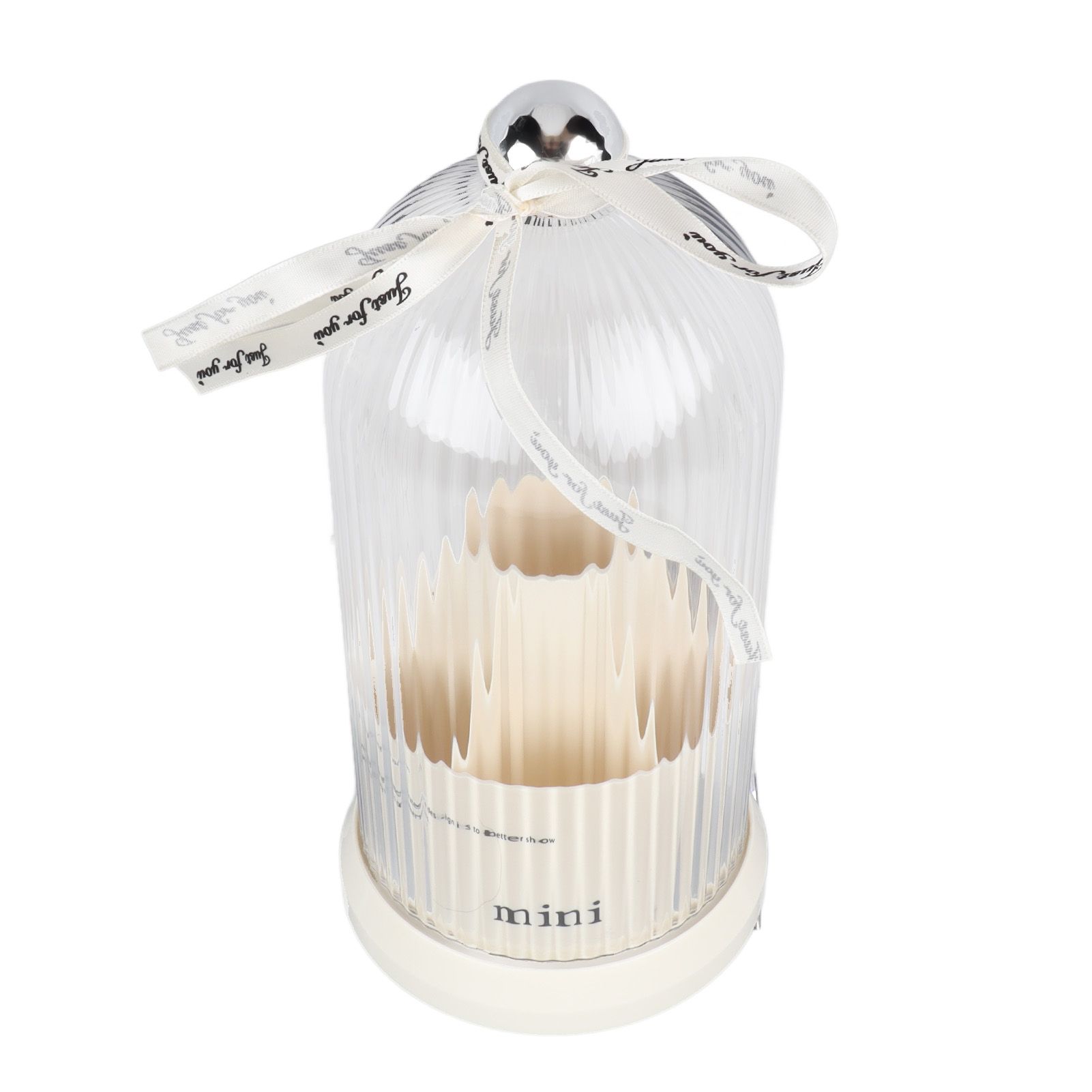 Makeup Brush Storage Holder 360 Degree Rotatable Makeup Organizer Dustproof Waterproof Holder for Lipstick Cosmetic Milky White - Image 3