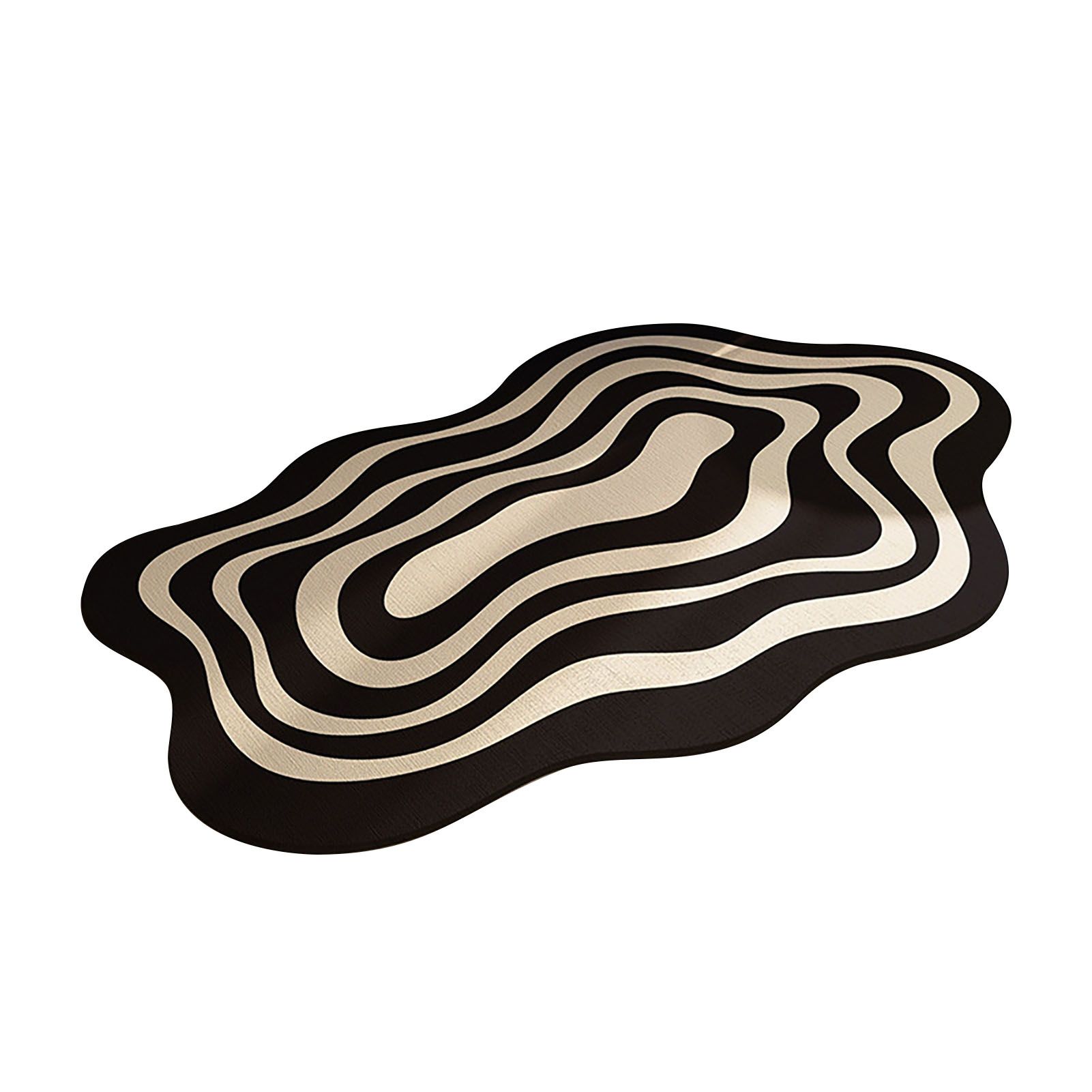 Bathroom Shaped Rug Strong Water Absorption Soft Mat Diatom Ooze Antislip Quick Dry Carpet Galaxy - Image 1