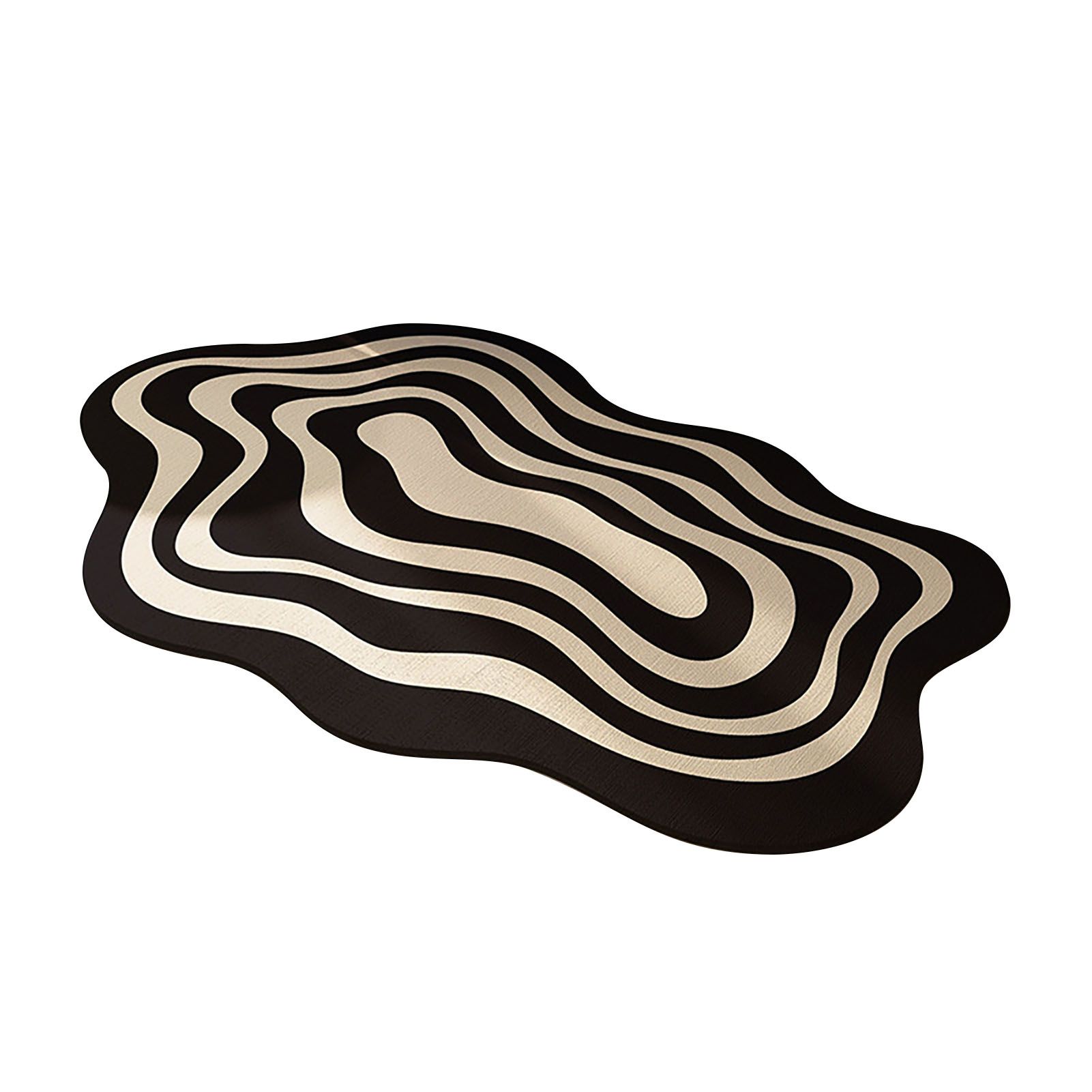 Bathroom Shaped Rug Strong Water Absorption Soft Mat Diatom Ooze Antislip Quick Dry Carpet Galaxy - Image 3