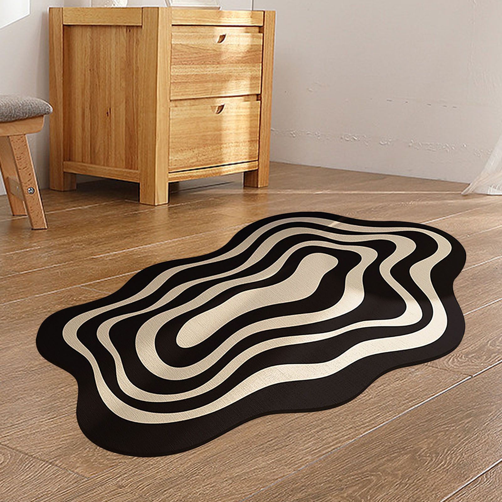 Bathroom Shaped Rug Strong Water Absorption Soft Mat Diatom Ooze Antislip Quick Dry Carpet Galaxy - Image 6
