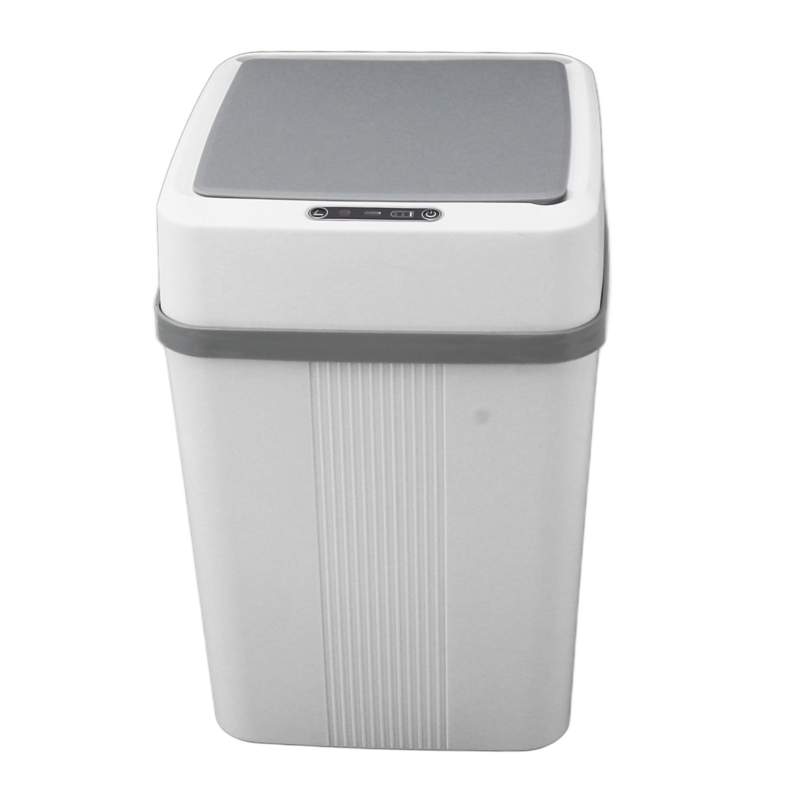 Motion Sensor Trash Can Smart Waterproof Automatic Garbage Can with Lid for Bedroom Bathroom Kitchen Office 12L - Image 2