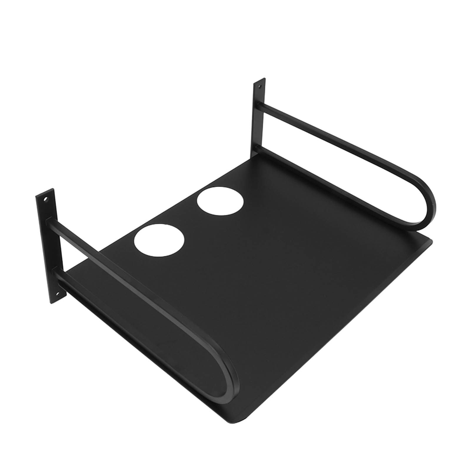 Wall Mounted Projector Shelf Aluminum Floating Projector Shelves for Router TV Box DVD Player Cable Box Black - Image 3