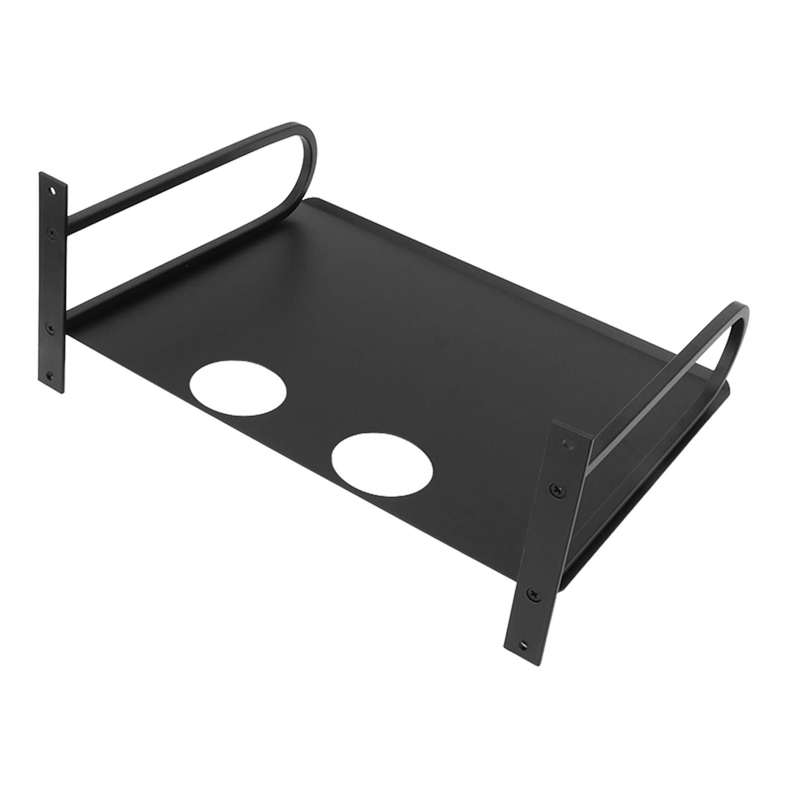 Wall Mounted Projector Shelf Aluminum Floating Projector Shelves for Router TV Box DVD Player Cable Box Black - Image 6