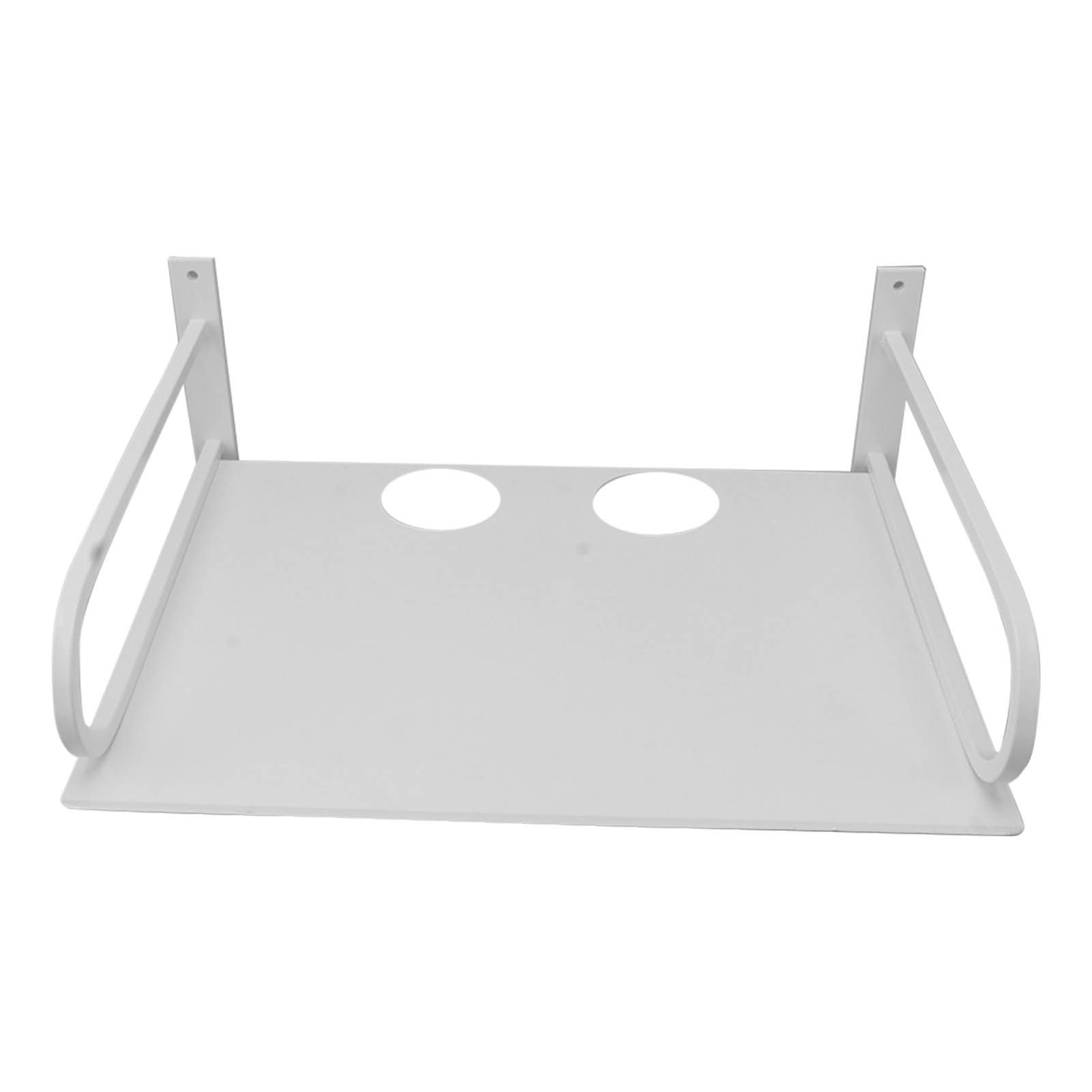 Wall Mounted Projector Shelf Aluminum Floating Projector Shelves for Router TV Box DVD Player Cable Box White - Image 2
