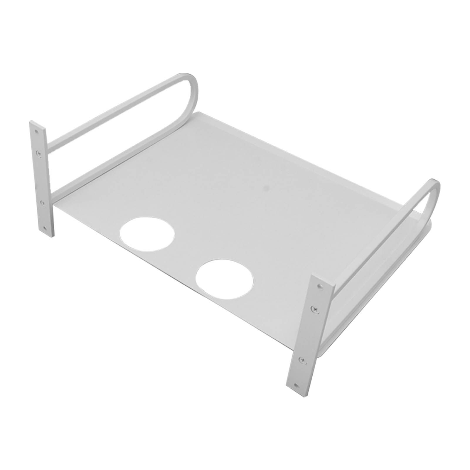 Wall Mounted Projector Shelf Aluminum Floating Projector Shelves for Router TV Box DVD Player Cable Box White - Image 6