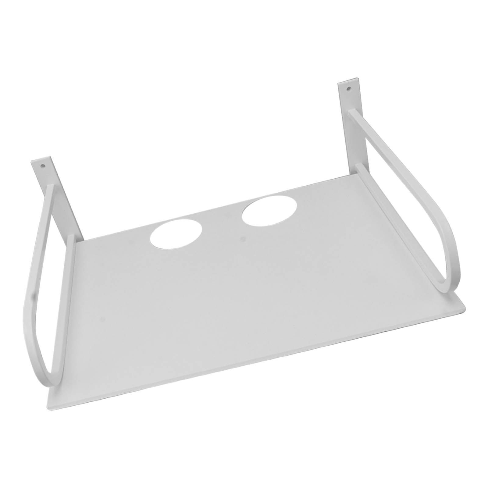 Wall Mounted Projector Shelf Aluminum Floating Projector Shelves for Router TV Box DVD Player Cable Box White - Image 8