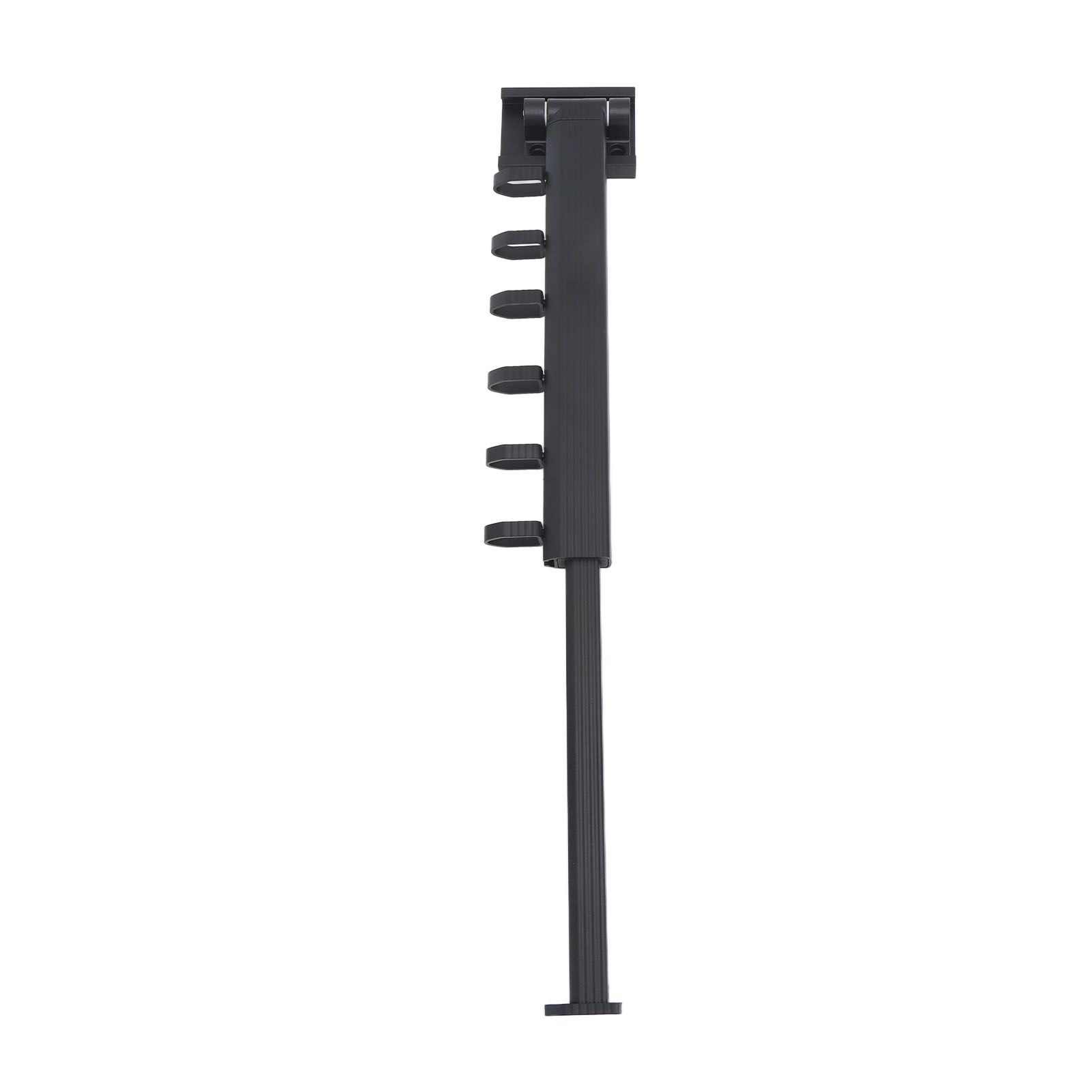 Wall Mounted Clothes Drying Rack Retractable Laundry Drying Rack for Balcony Bedroom Black - Image 3