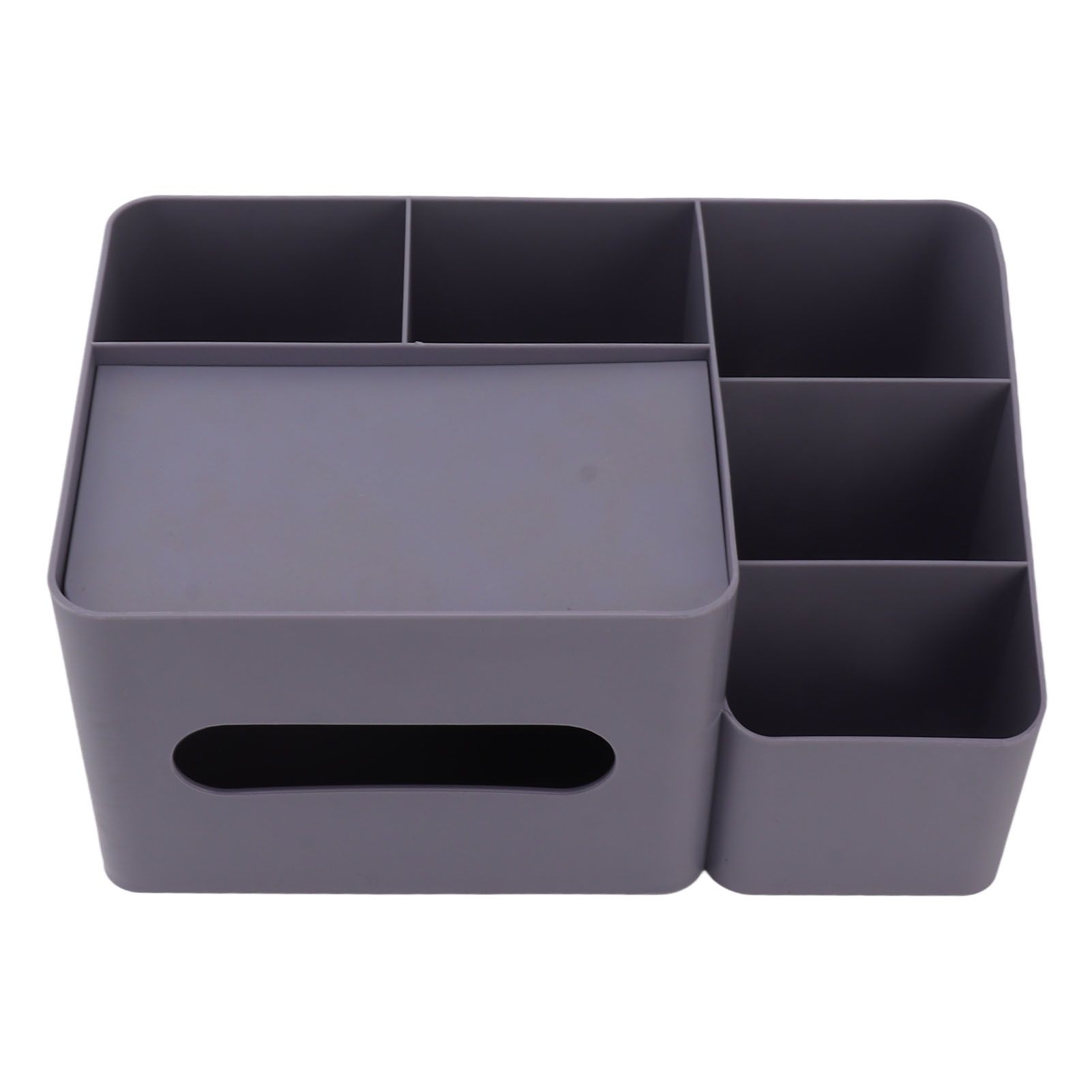 Tissue Box Organizer with Lid Plastic Exquisite Smooth Surface Tissue Desk Organizer for Home Office Purple - Image 6