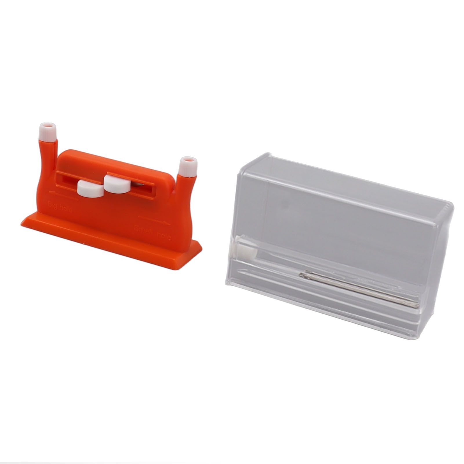 Auto Needle Threader Home Hand Sewing Automatic Thread Device with 5 Needles for The Aged Utilities Cross Stitch Orange - Image 2