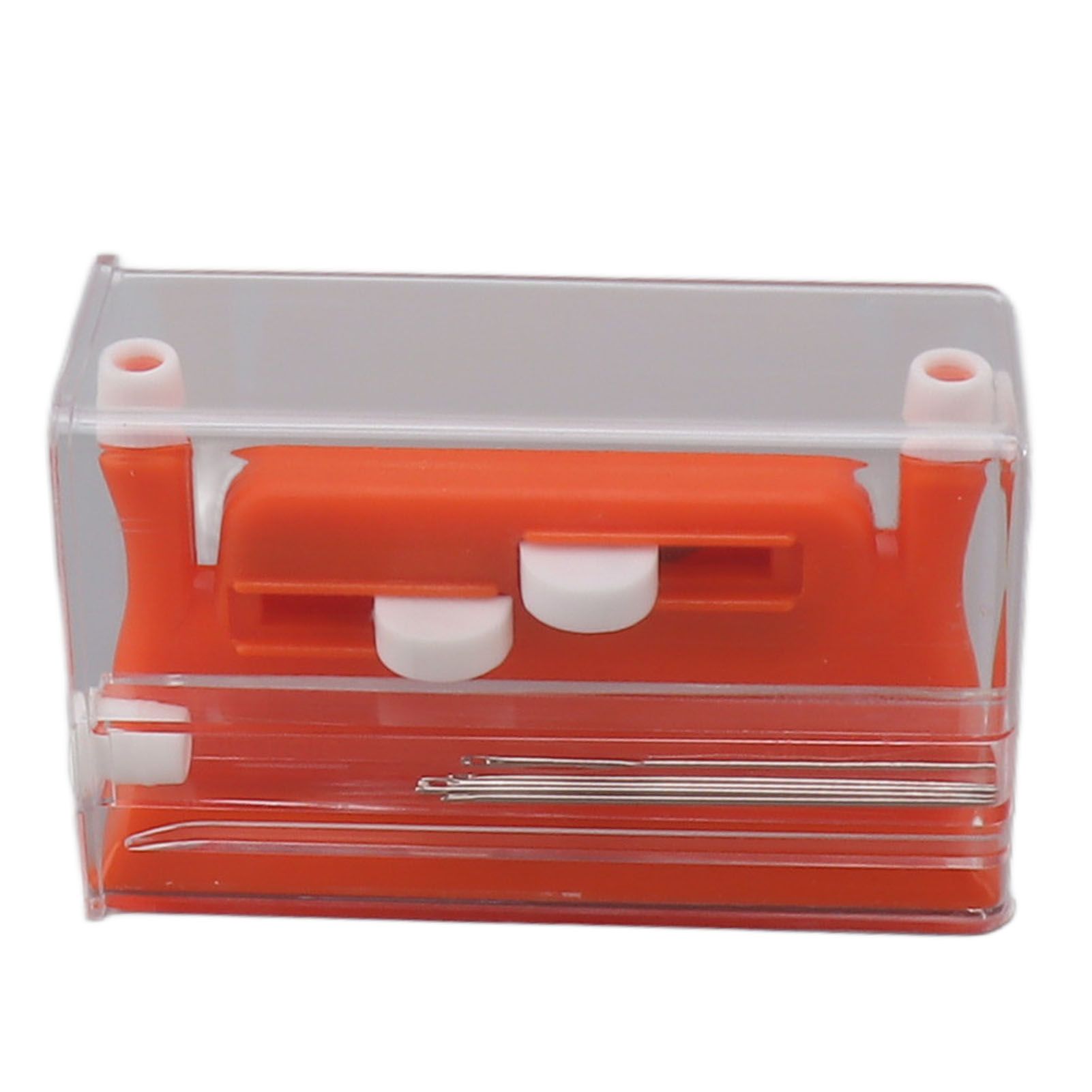 Auto Needle Threader Home Hand Sewing Automatic Thread Device with 5 Needles for The Aged Utilities Cross Stitch Orange - Image 4