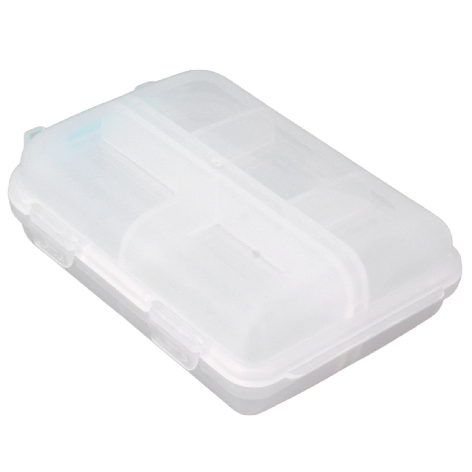 Medicine Box Medicine Case Plastic Waterproof 10 Compartments Buckle Lock Weekly Portable Medicine Container White - Image 7