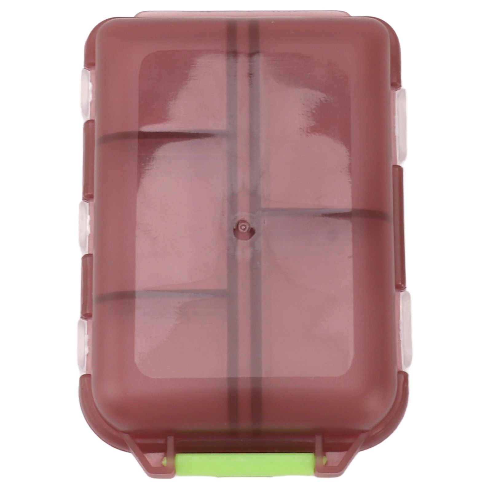 Medicine Box Medicine Case Plastic Waterproof 10 Compartments Buckle Lock Weekly Portable Medicine Container Purple - Image 6