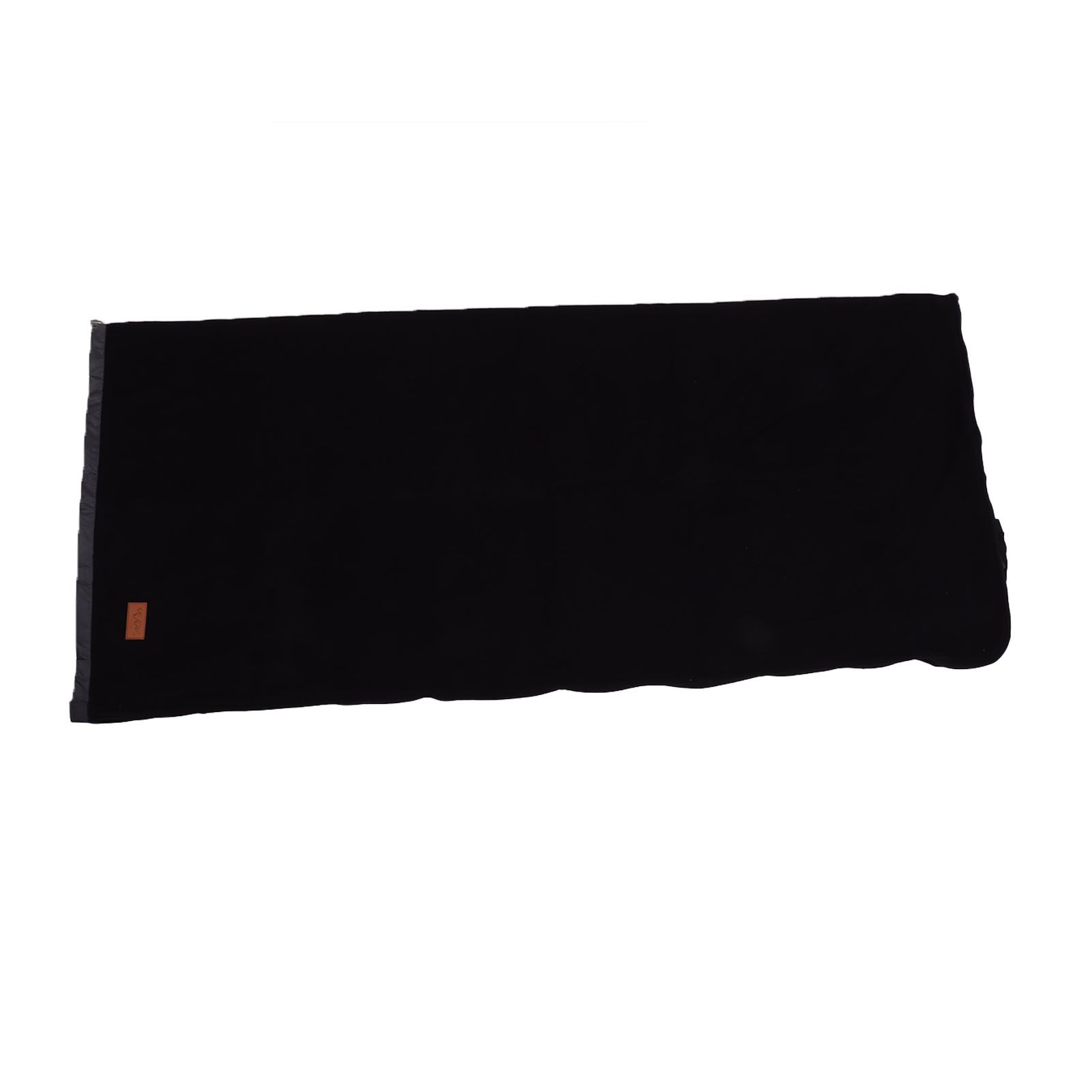 Sleeping Bag Liner Super Thick Fleece Soft Sleeping Bag Liner Blanket for Camping Travel Backpacking Black - Image 1