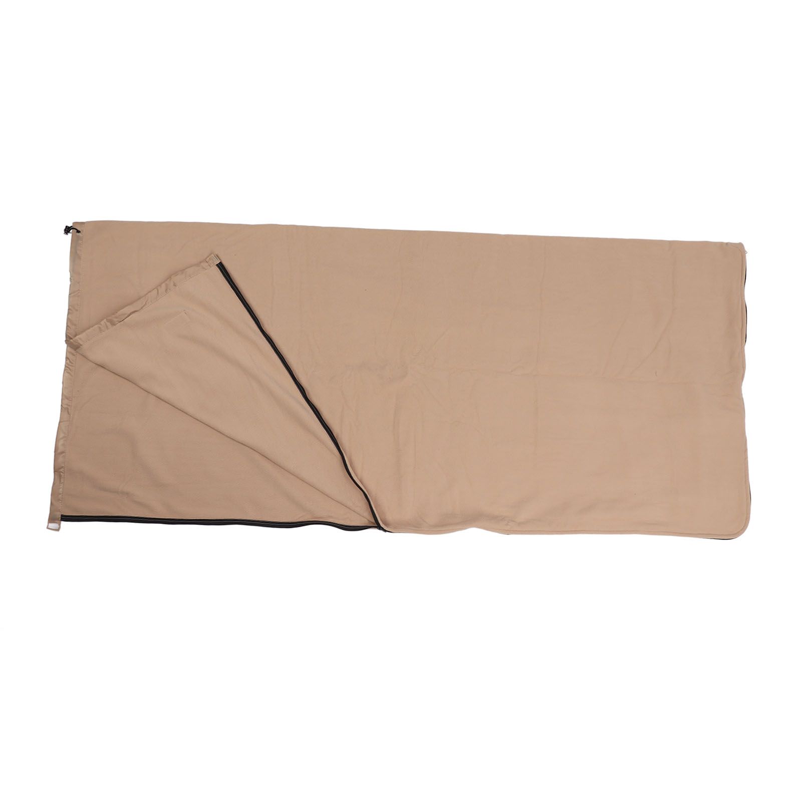 Sleeping Bag Liner Super Thick Fleece Soft Sleeping Bag Liner Blanket for Camping Travel Backpacking Earthy Yellow - Image 2