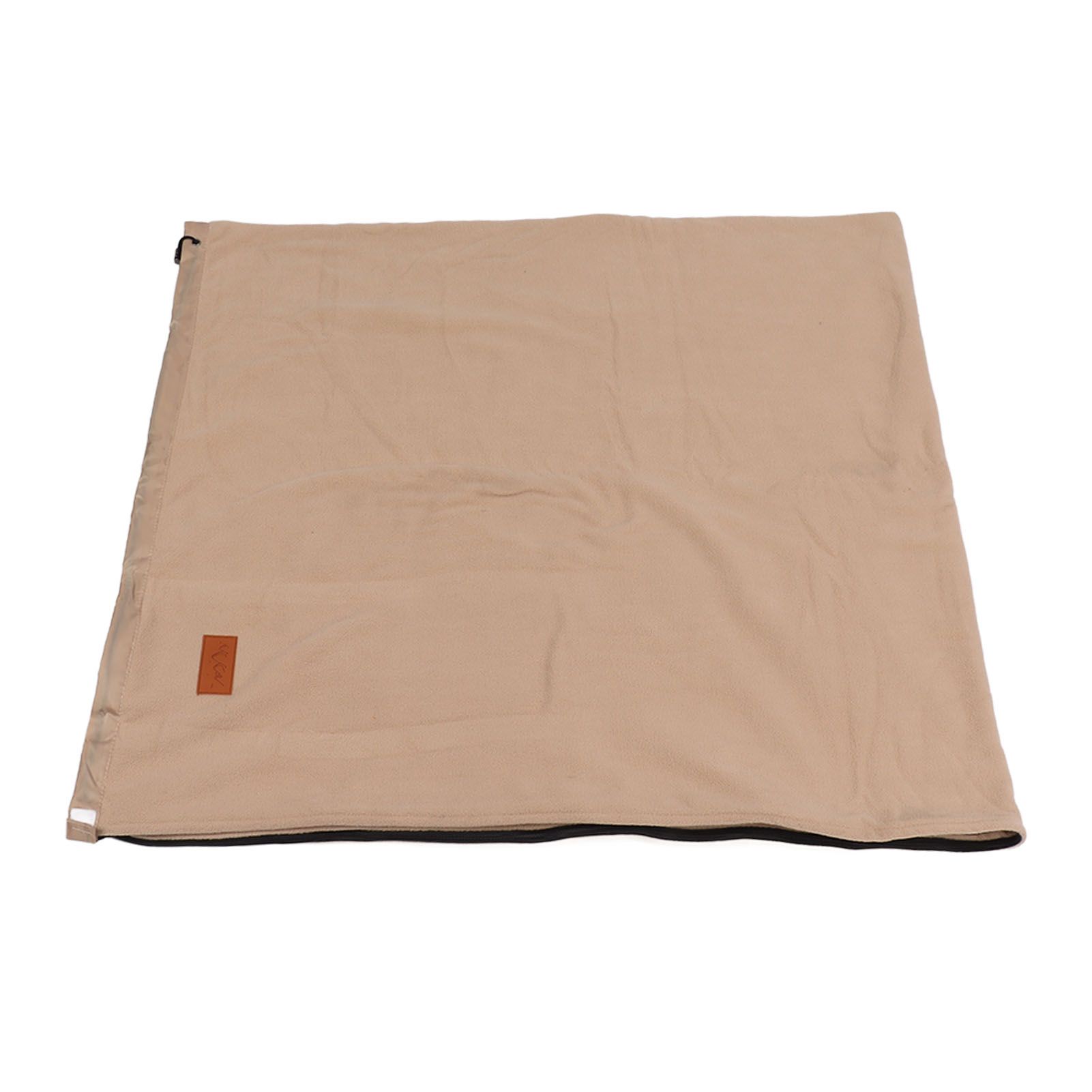 Sleeping Bag Liner Super Thick Fleece Soft Sleeping Bag Liner Blanket for Camping Travel Backpacking Earthy Yellow - Image 6