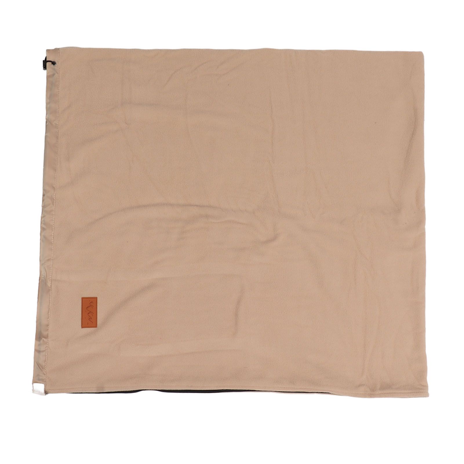 Sleeping Bag Liner Super Thick Fleece Soft Sleeping Bag Liner Blanket for Camping Travel Backpacking Earthy Yellow - Image 7