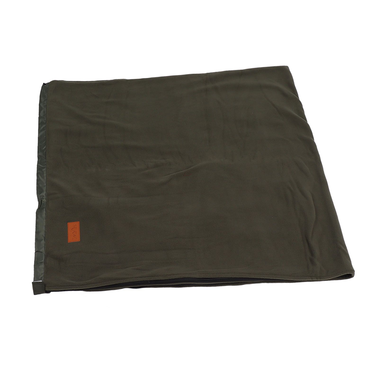 Sleeping Bag Liner Super Thick Fleece Soft Sleeping Bag Liner Blanket for Camping Travel Backpacking OD Green - Image 6
