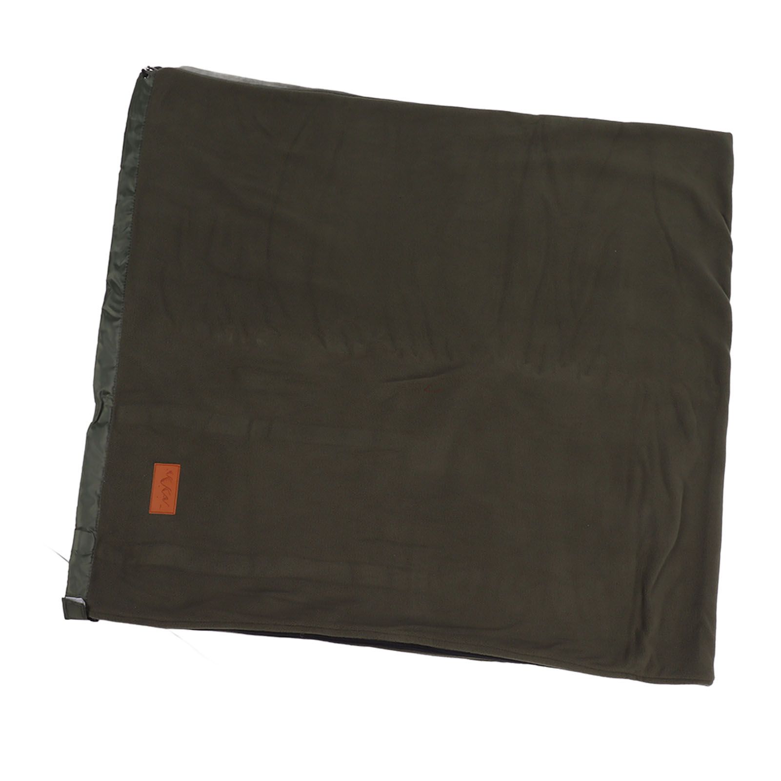 Sleeping Bag Liner Super Thick Fleece Soft Sleeping Bag Liner Blanket for Camping Travel Backpacking OD Green - Image 7