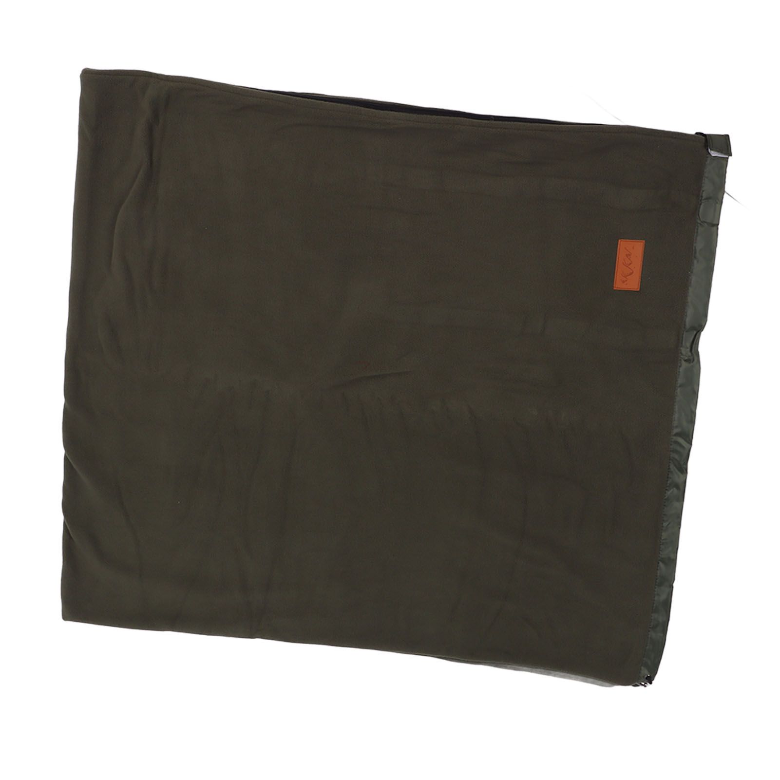 Sleeping Bag Liner Super Thick Fleece Soft Sleeping Bag Liner Blanket for Camping Travel Backpacking OD Green - Image 8