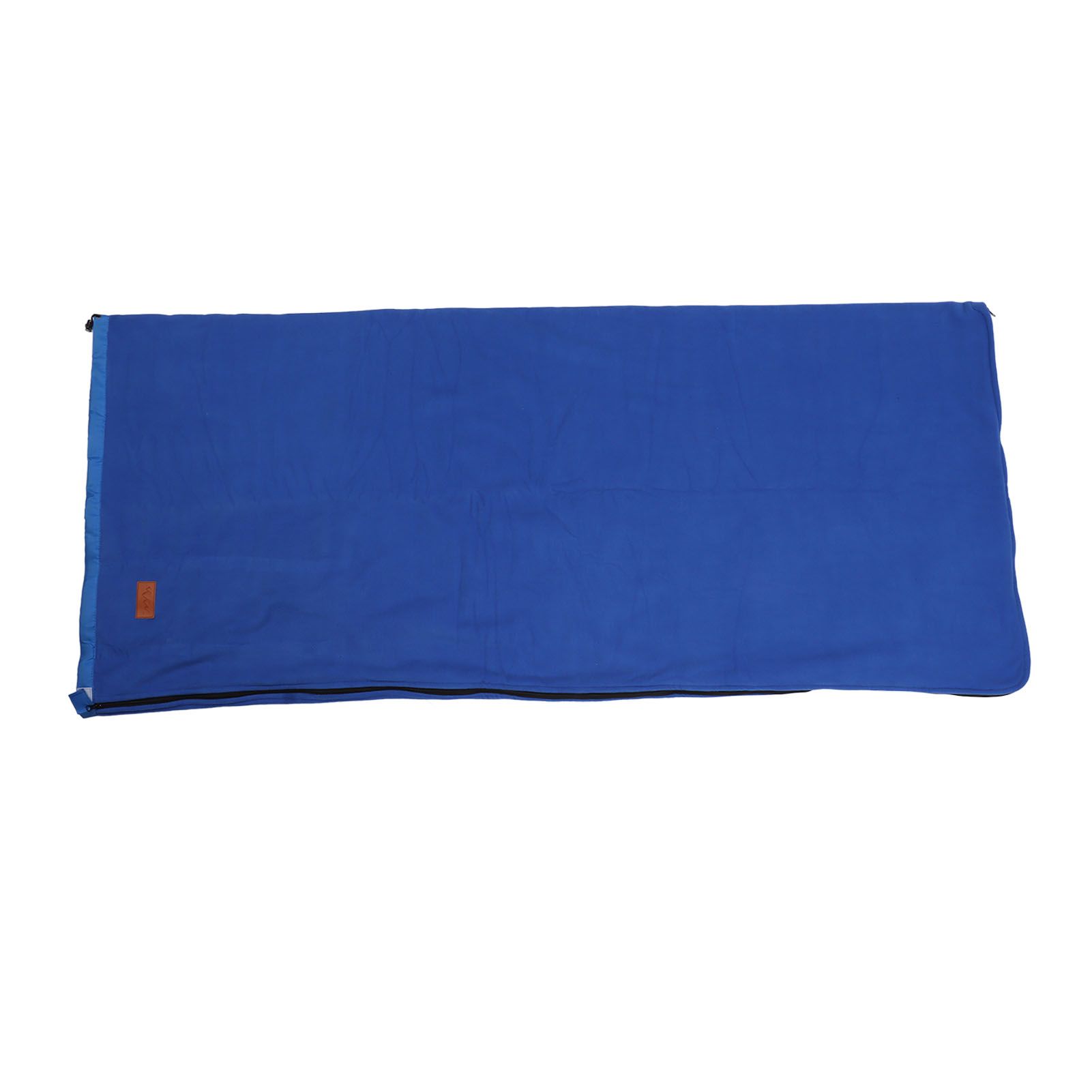 Sleeping Bag Liner Super Thick Fleece Soft Sleeping Bag Liner Blanket for Camping Travel Backpacking Jewel Blue - Image 1