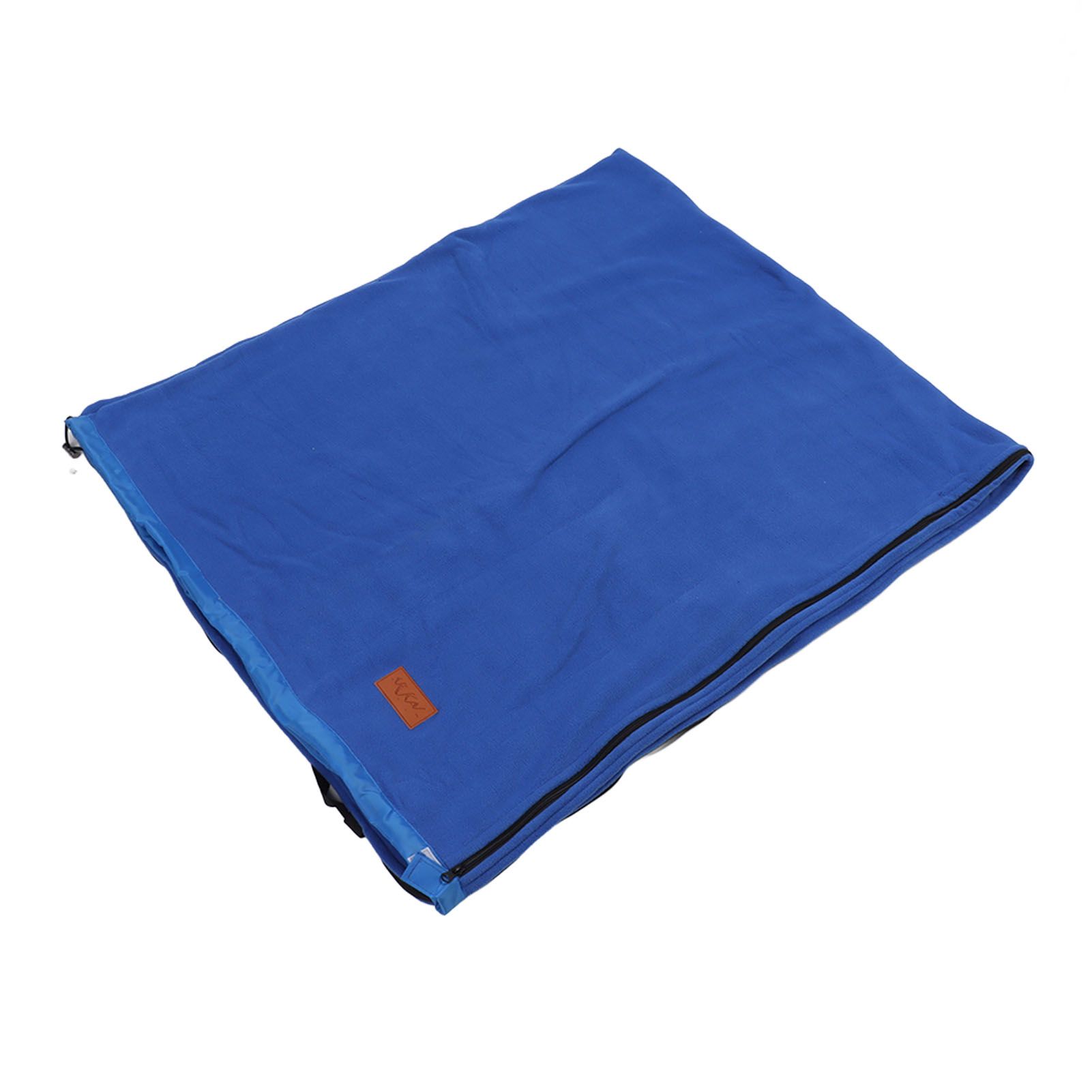 Sleeping Bag Liner Super Thick Fleece Soft Sleeping Bag Liner Blanket for Camping Travel Backpacking Jewel Blue - Image 5