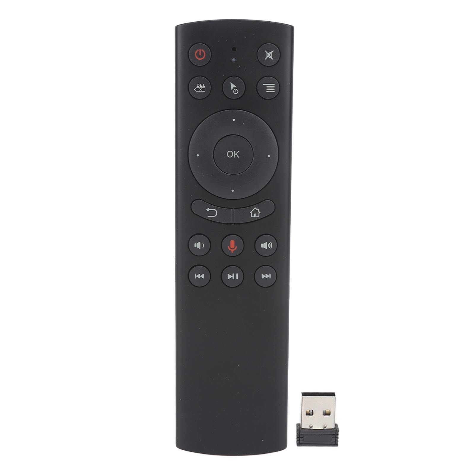 Voice Remote Control 2.4G Wireless Voice Sensing Remote Mouse with USB Receiver for G10S TV Box PC Projector - Image 1