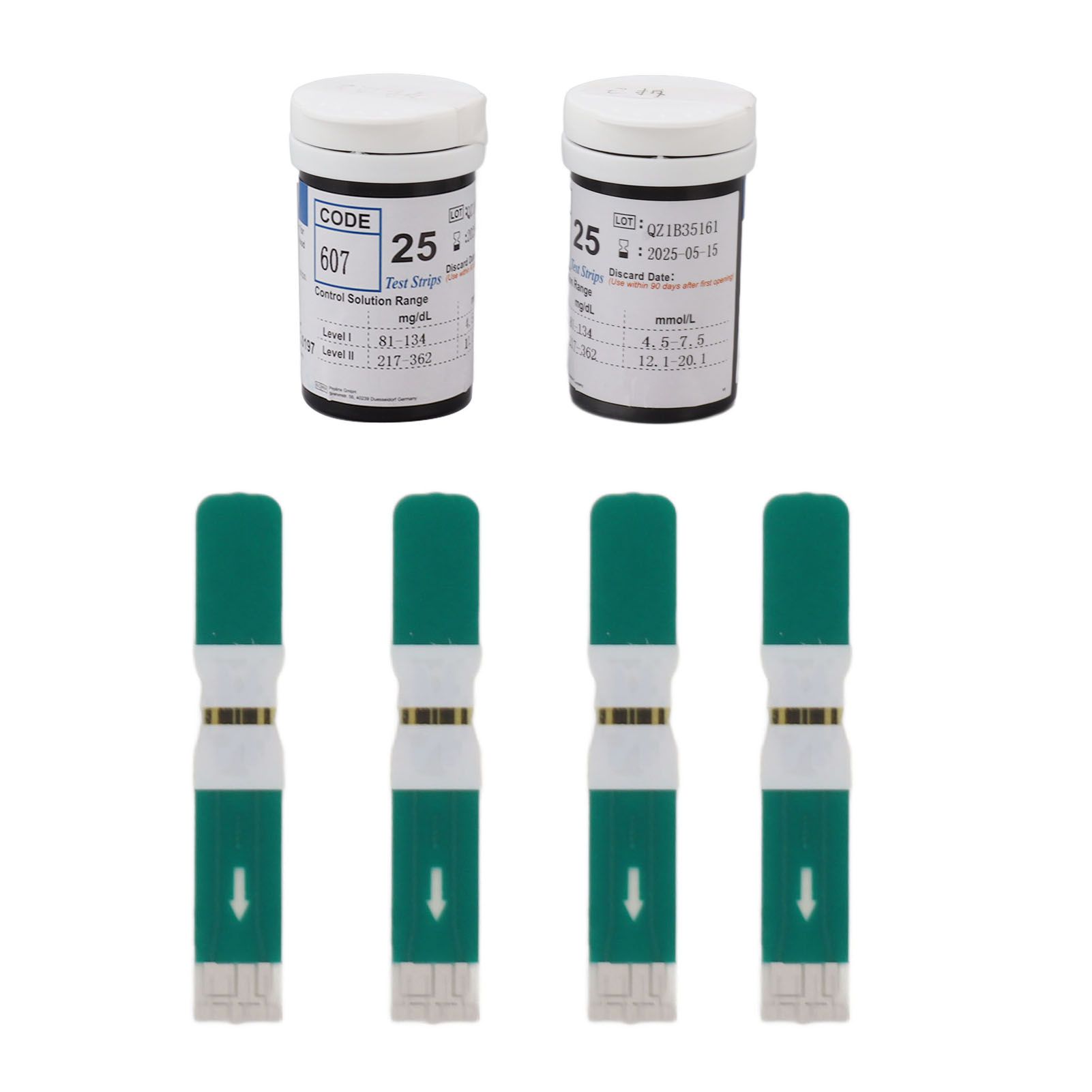 50PCS Blood Glucose Test Strips PET Accurate Diabetes Testing Strips for Self Blood Sugar Monitoring - Image 2
