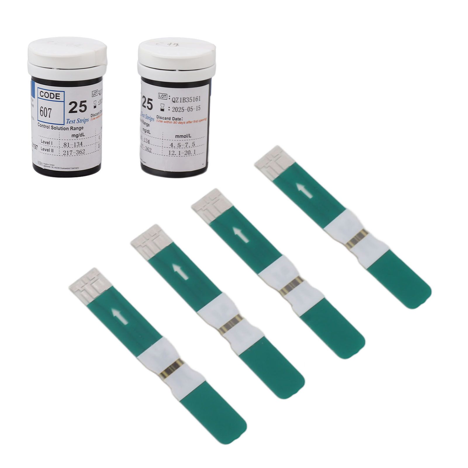 50PCS Blood Glucose Test Strips PET Accurate Diabetes Testing Strips for Self Blood Sugar Monitoring - Image 3