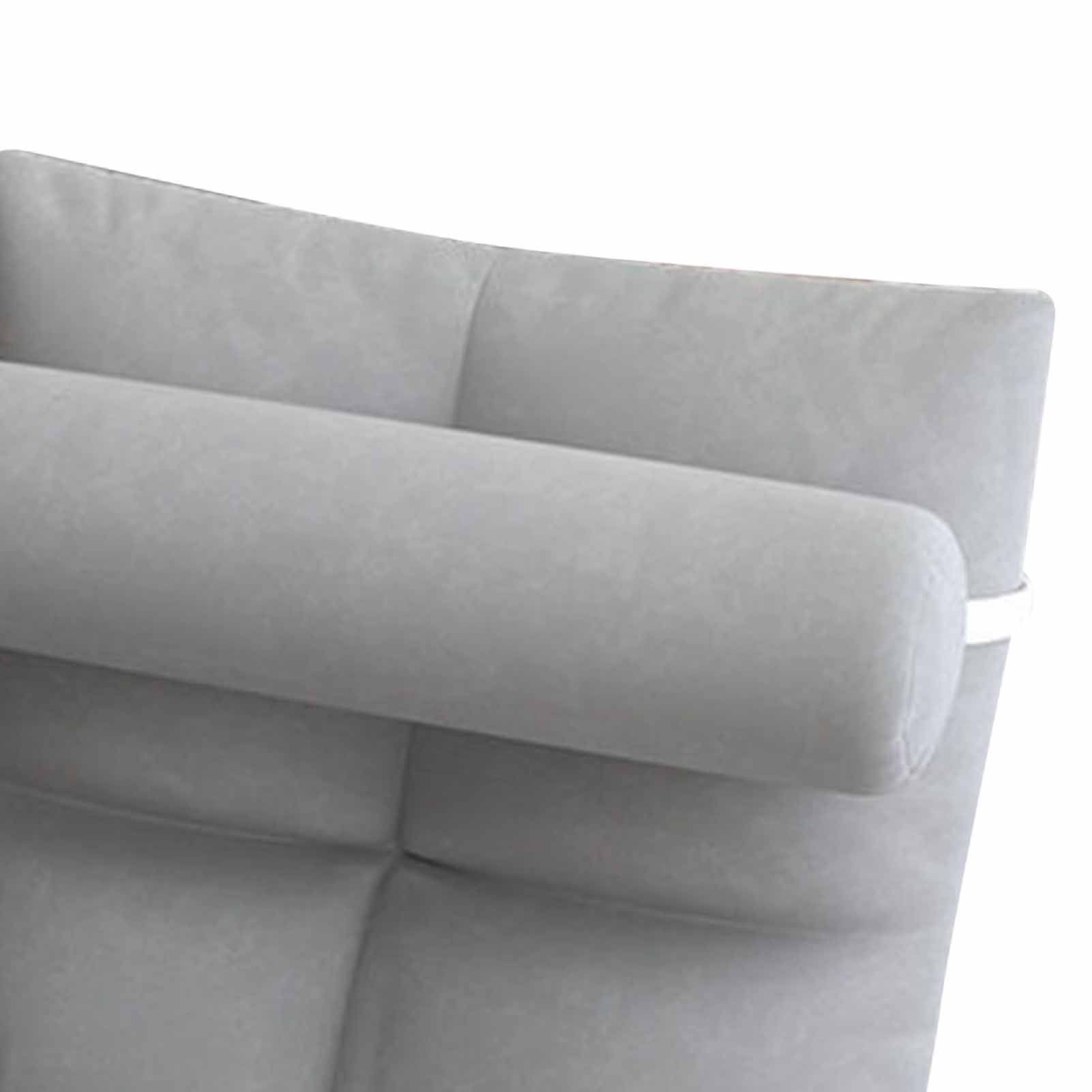 Floor Chair with Back Support Folding Sofa Chair Sleeper Bed Couch Recliner Floor Gaming Chair Meditation Chair for Adults Grey - Image 7