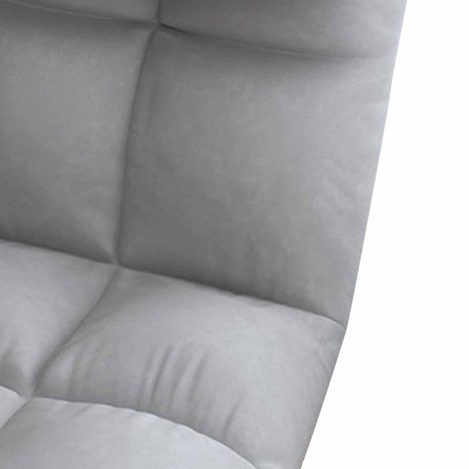 Floor Chair with Back Support Folding Sofa Chair Sleeper Bed Couch Recliner Floor Gaming Chair Meditation Chair for Adults Grey - Image 8