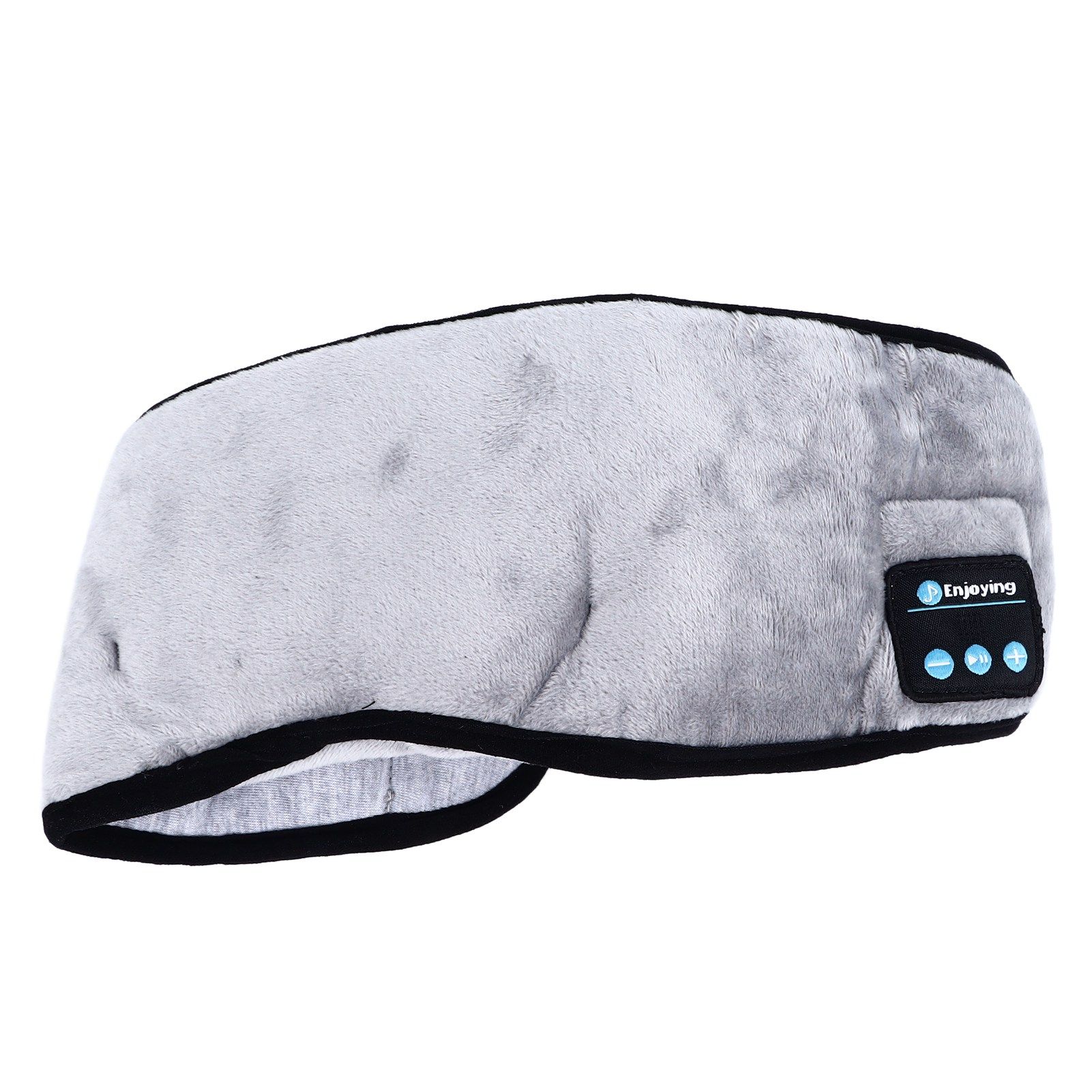 Bluetooth Sleep Eye Patch for Men Women Soft Wireless Sleeping Headphone Eye Cover for Airplane Travel Meditation Grey - Image 2
