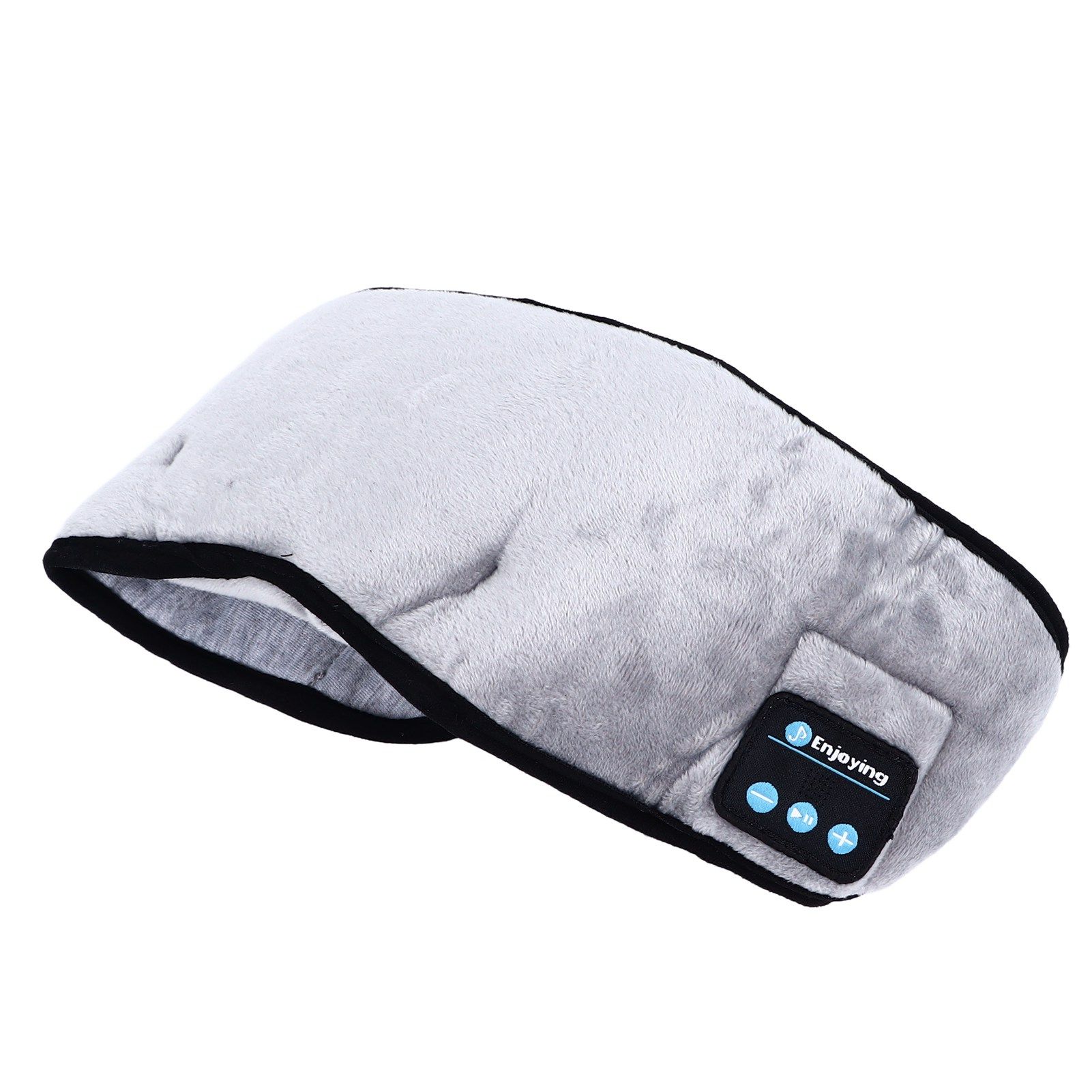 Bluetooth Sleep Eye Patch for Men Women Soft Wireless Sleeping Headphone Eye Cover for Airplane Travel Meditation Grey - Image 4