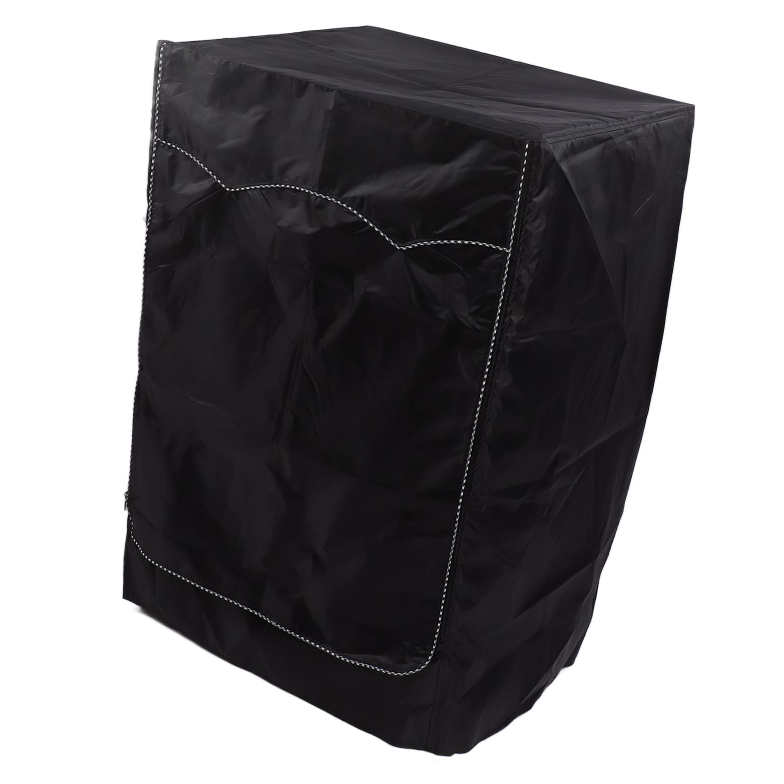 Washing Machine Cover Washer Dryer Cover Suit Most Front Load Waterproof Suncreen Dustproof All Weather Protection Black 60x60x88cm / 23.6x23.6x34.6in - Image 6